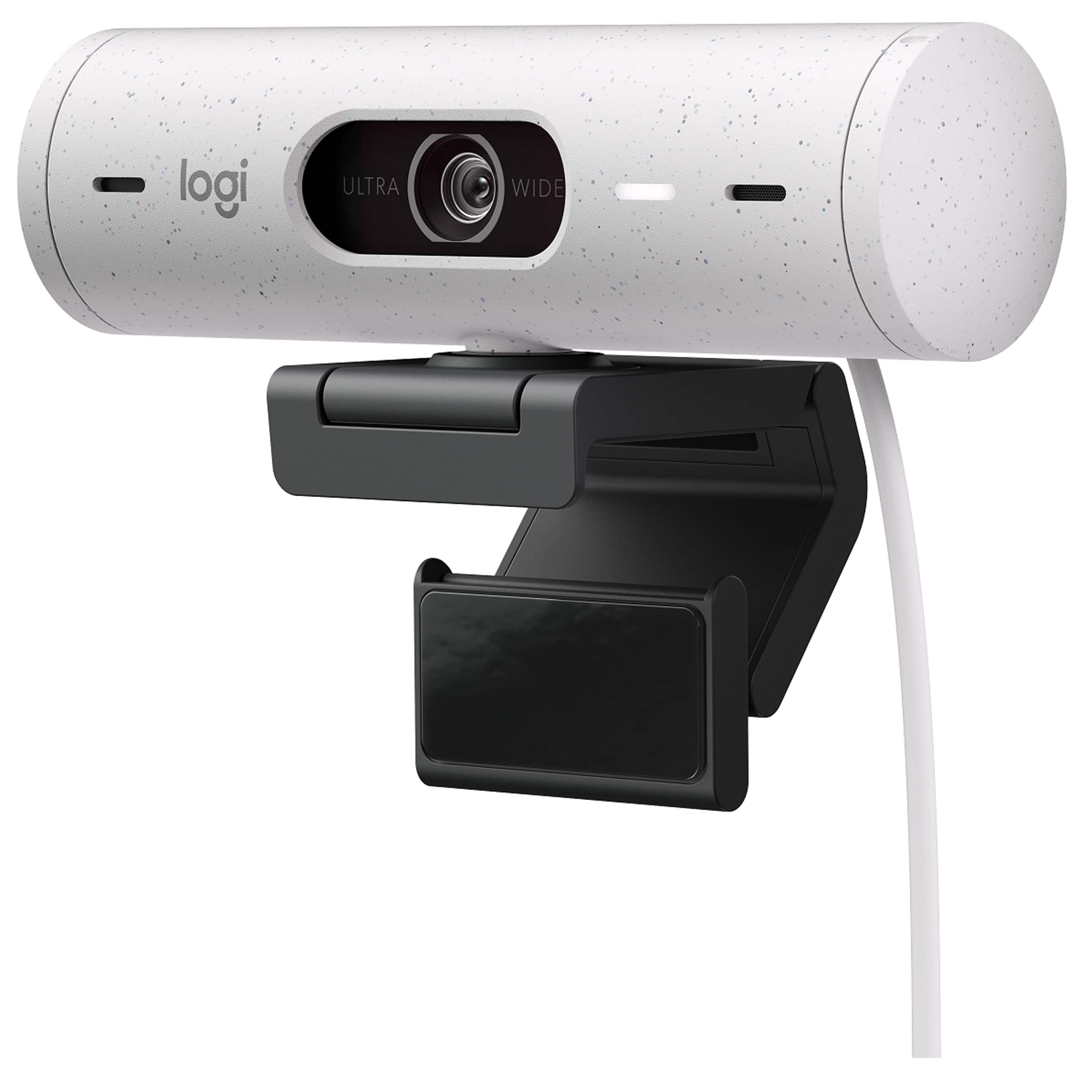 Logitech Brio 500 - Full HD Webcam - Grauweiß - Neu