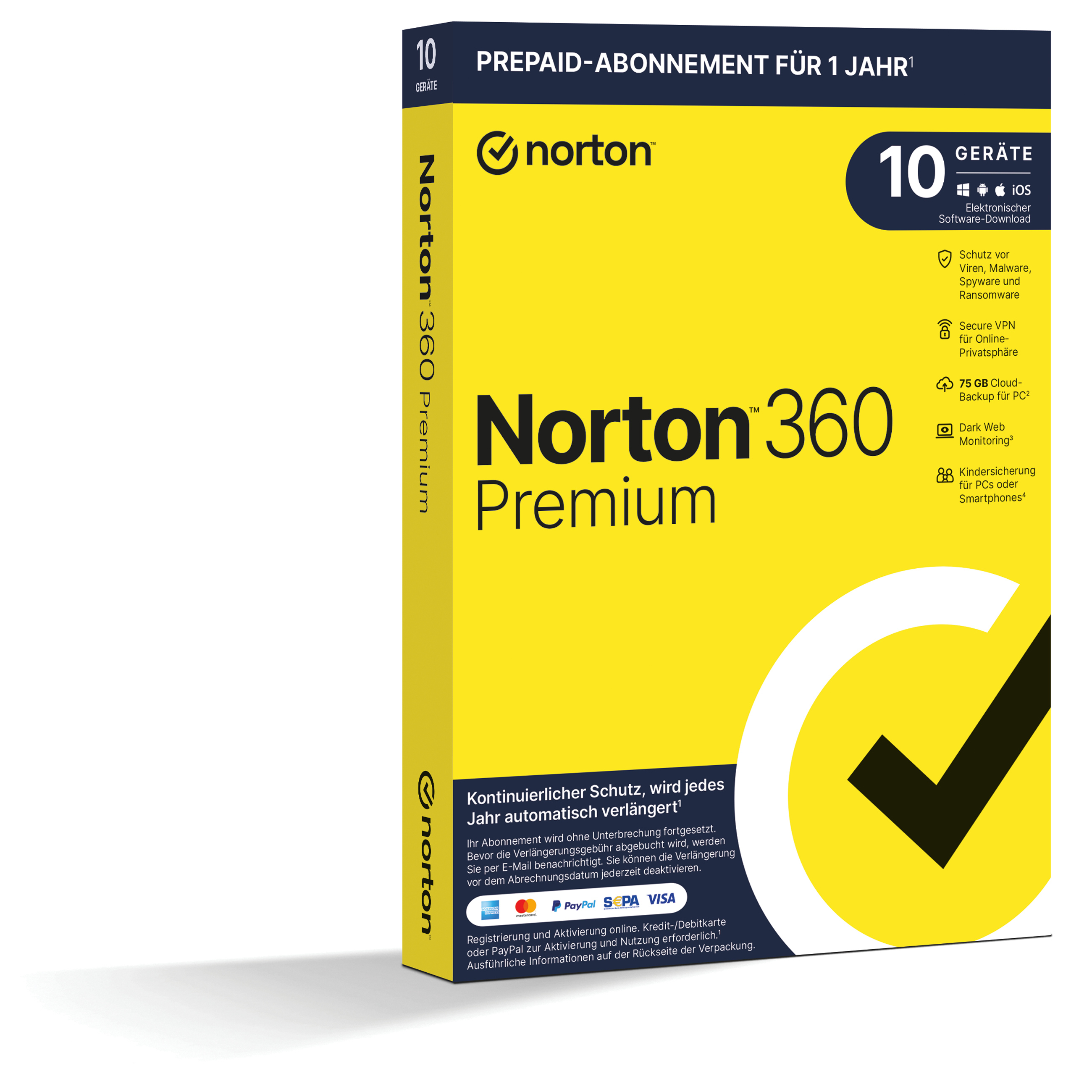 Norton 360 Premium - Internet Security Software