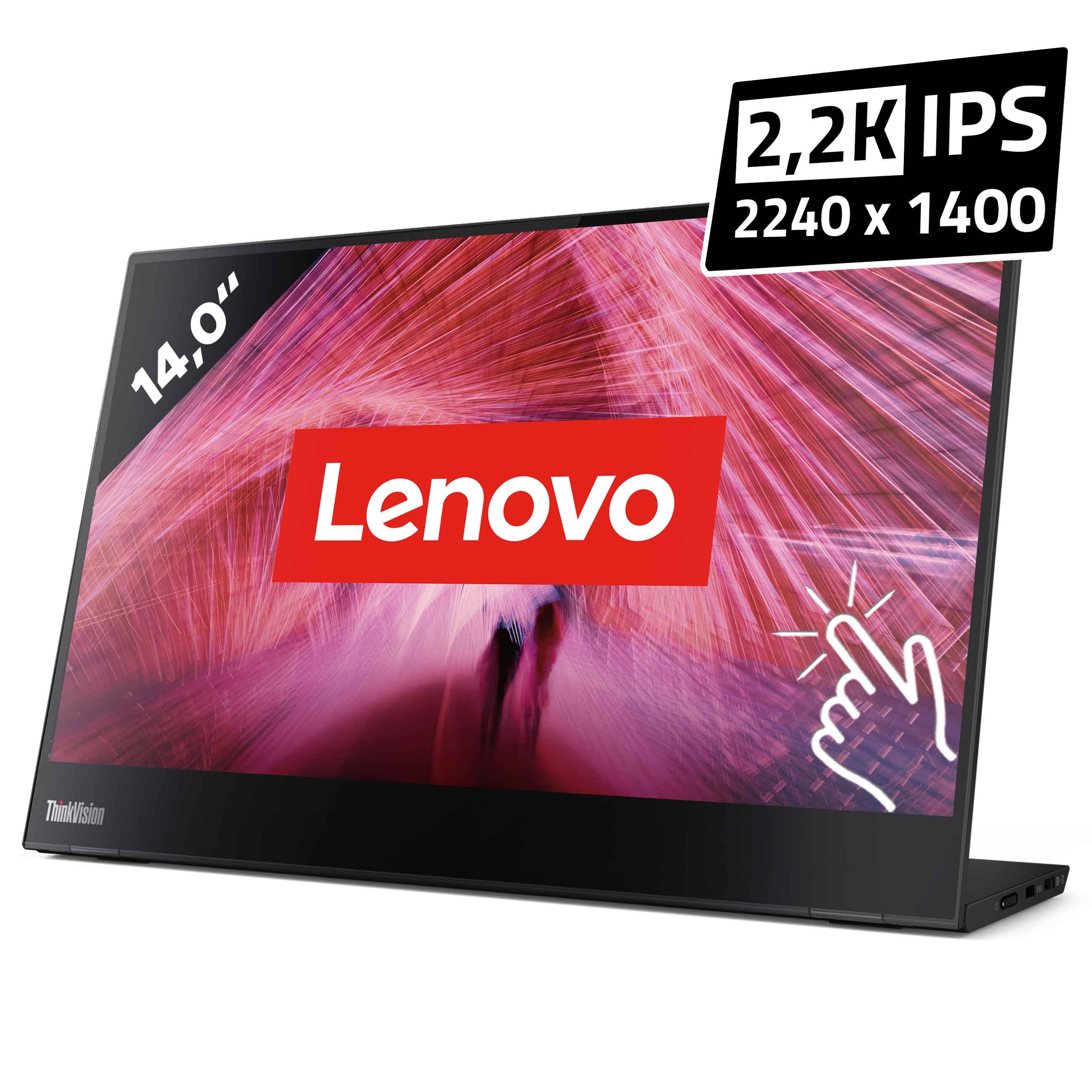 Lenovo ThinkVision M14t Gen 2 – 2240 x 1400 – 2,2KWie neu – AfB-refurbished