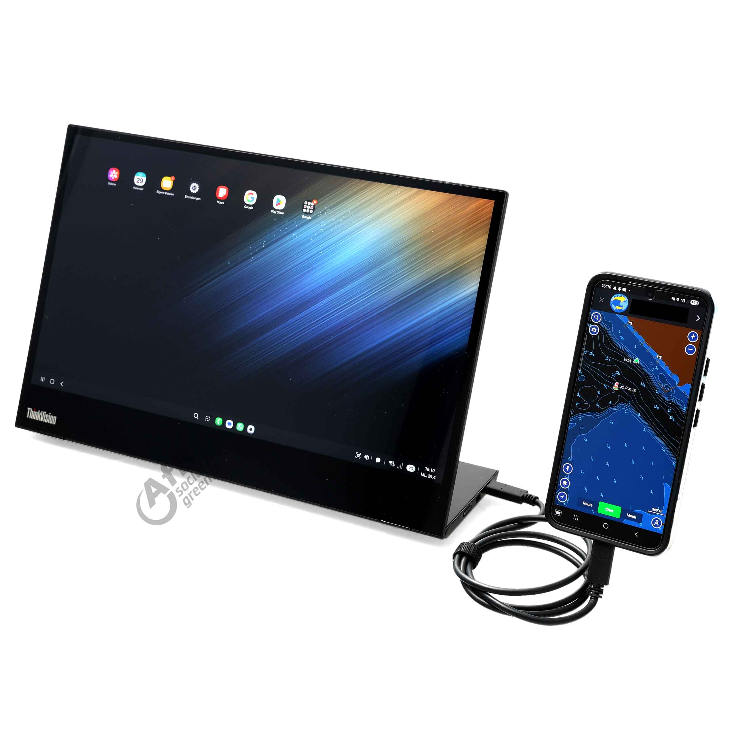 Lenovo ThinkVision M14t - 1920 x 1080 - FHD