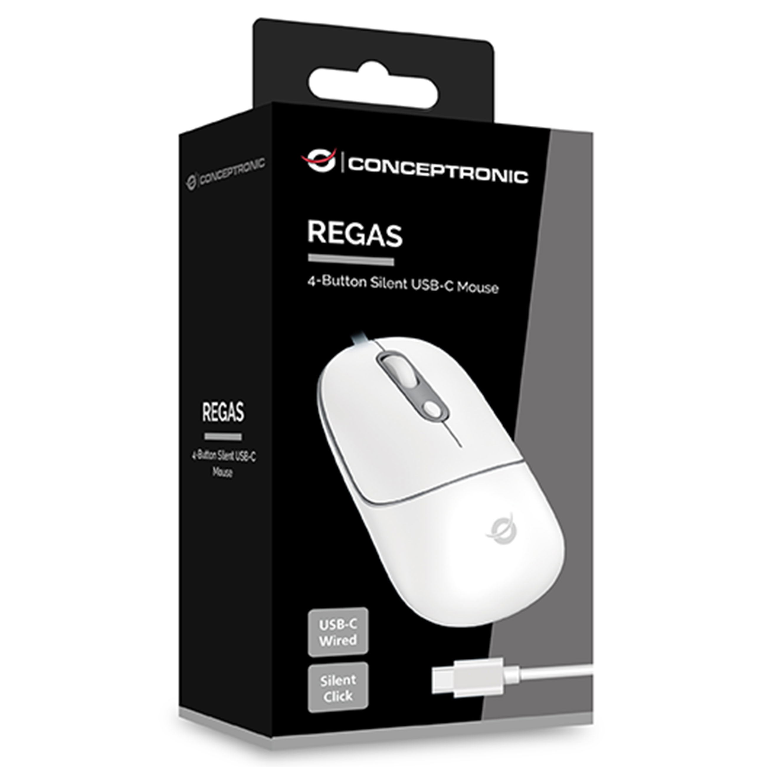 Conceptronic REGAS02W - Maus