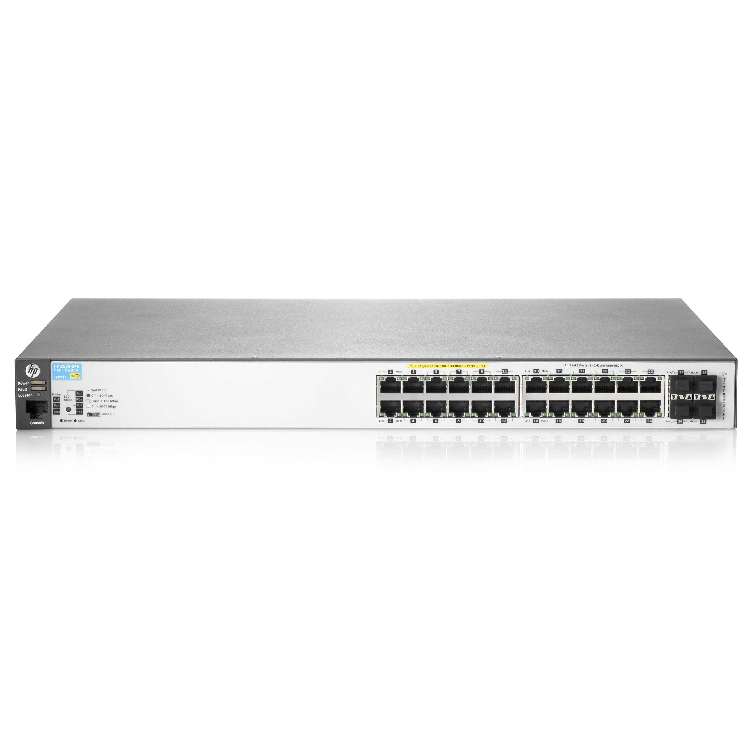 HPE Aruba 2530-24G-POE+ (J9773A) -  PoE Switch
