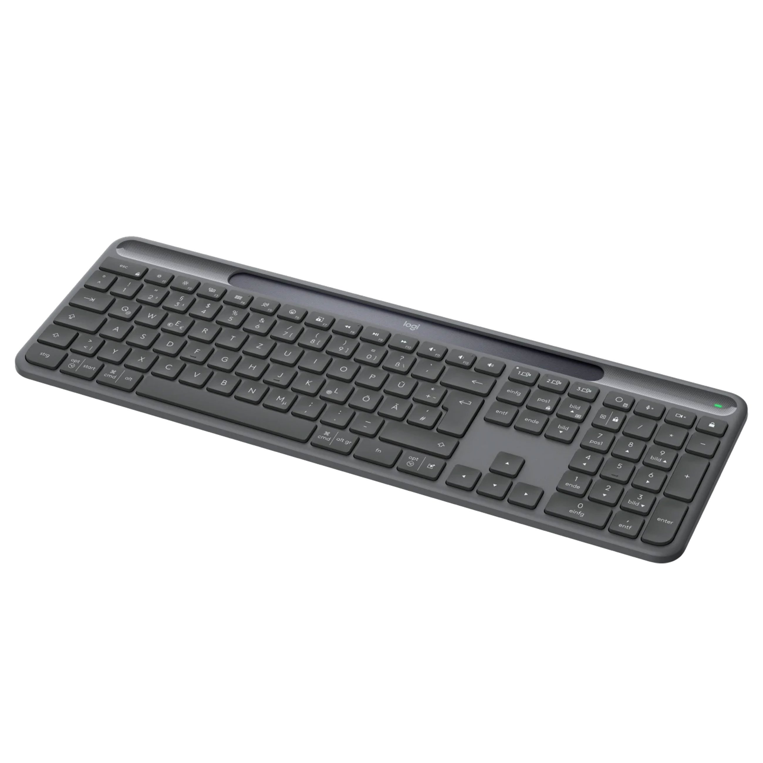 Logitech Signature Slim Solar+ K980 for Business - Lichtbetriebene kabellose Tastatur