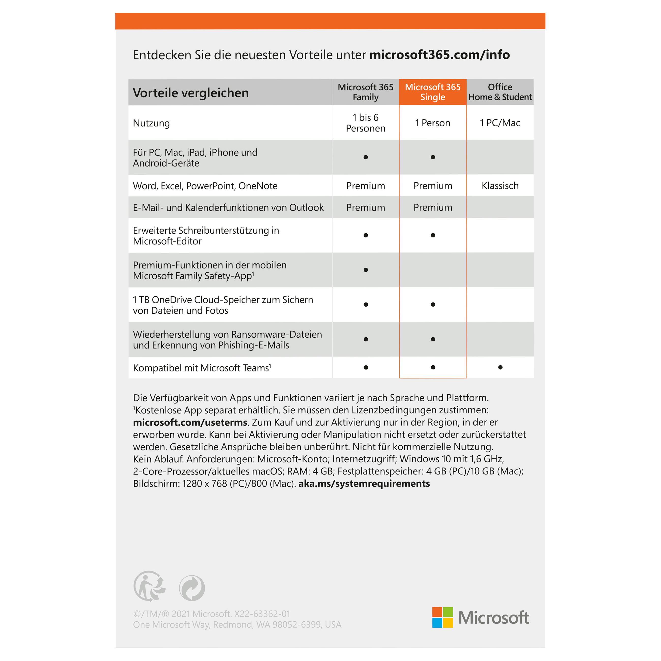 Microsoft 365 - Office Paket