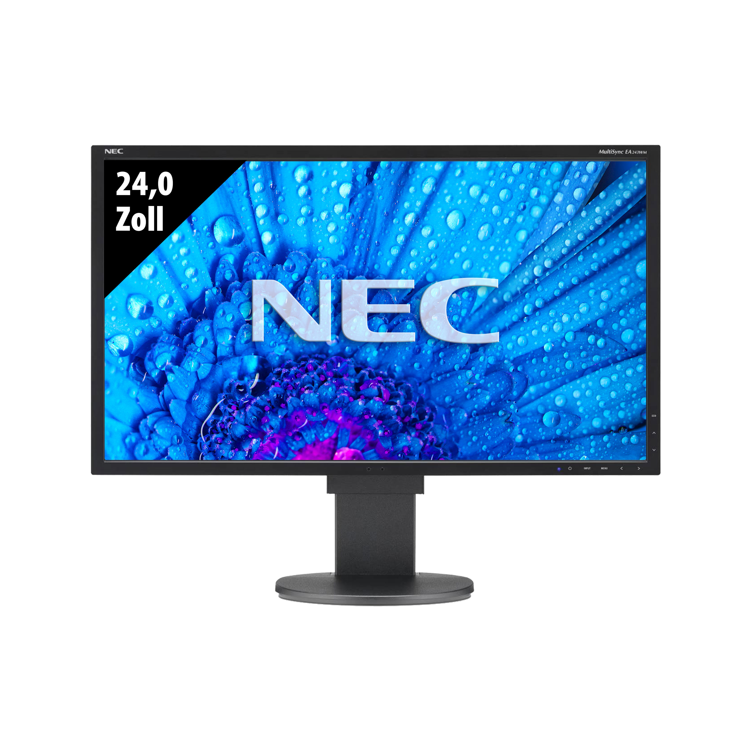 NEC MultiSync EA243WM-BK - 1920 x 1200 - WUXGAGut - AfB-refurbished