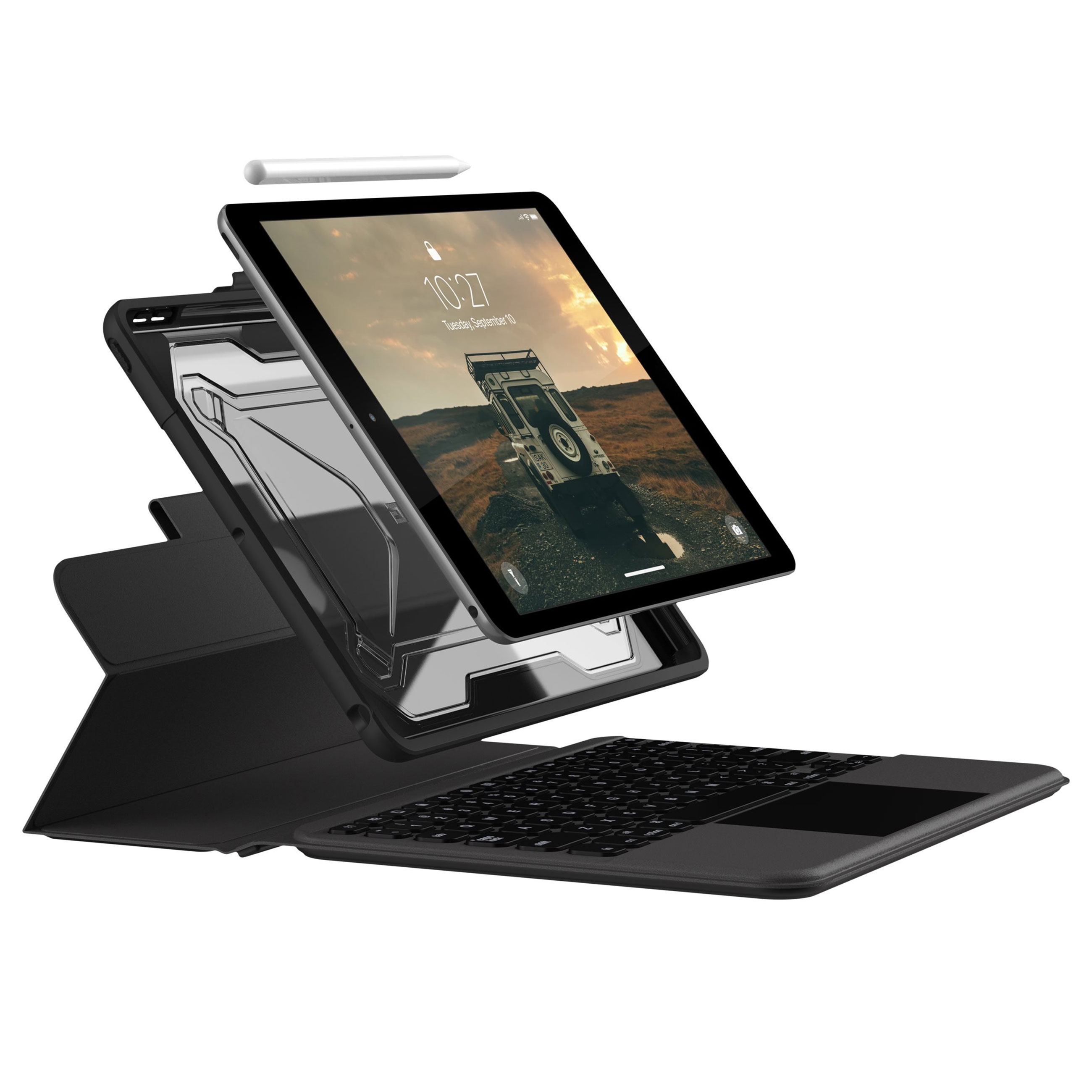 Urban Armor Gear Rugged – Tablet-Tastatur mit Hülle