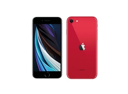 Das Bild zeigt ein iPhone SE Front-und Rückseite