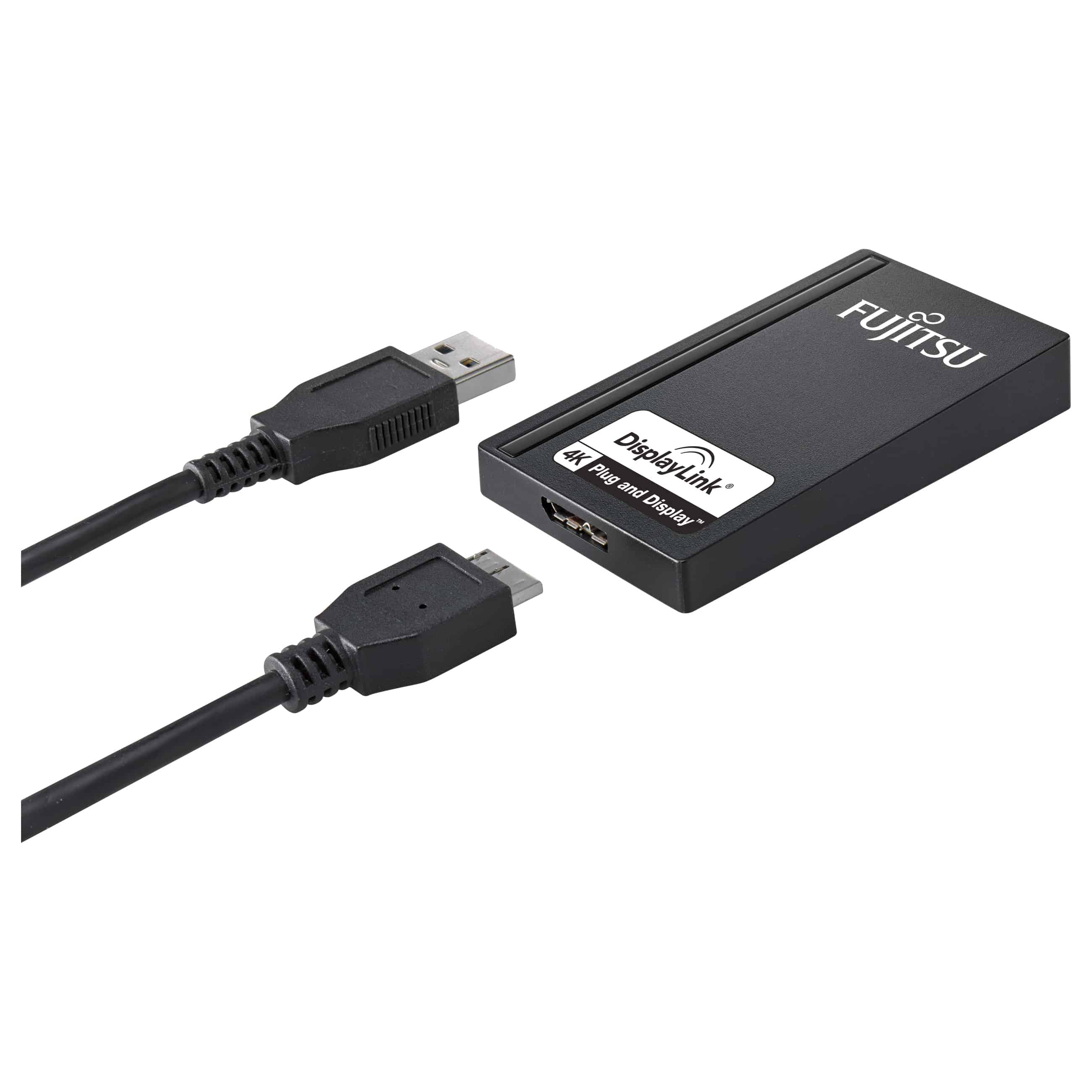 Fujitsu USB 3.0 auf DisplayPort - Video Adapter - Schwarz - Neu