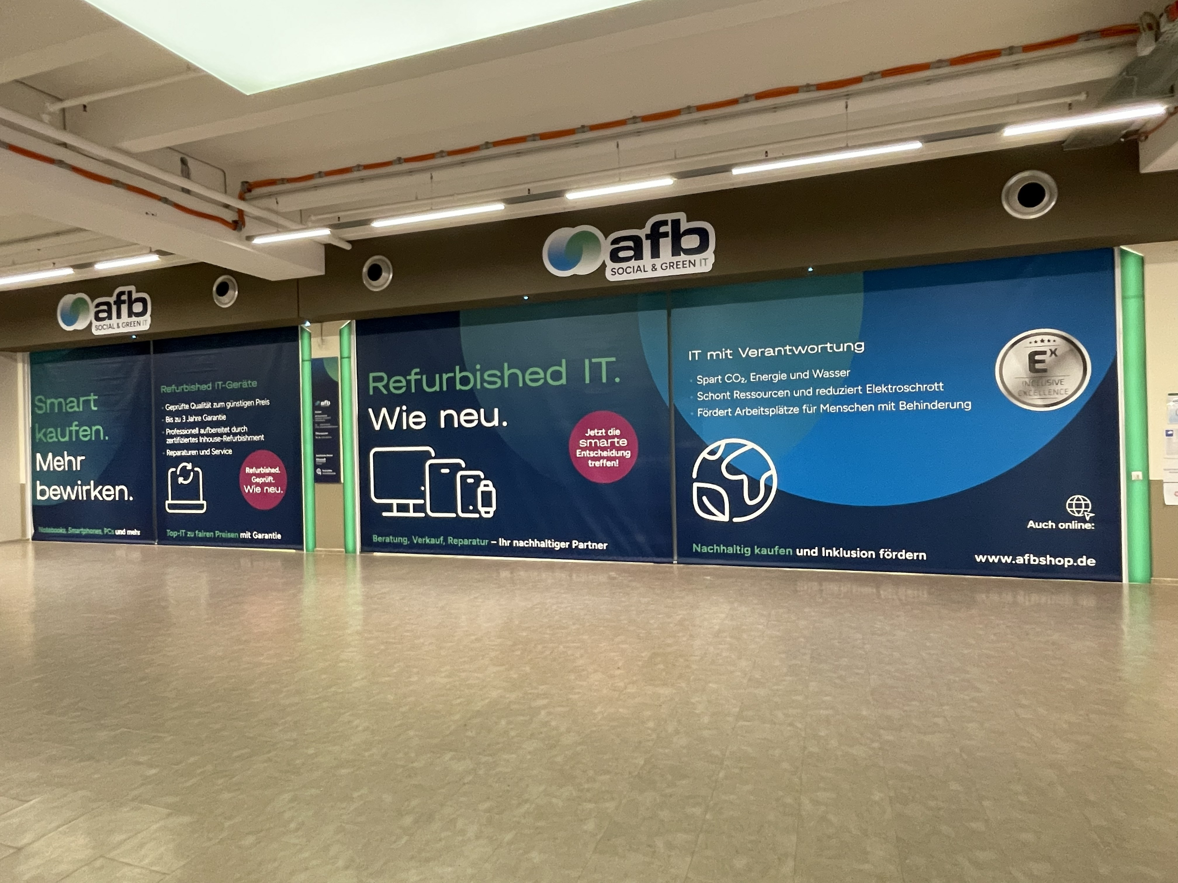 Das Foto zeigt den afb-Shop in Wiesental