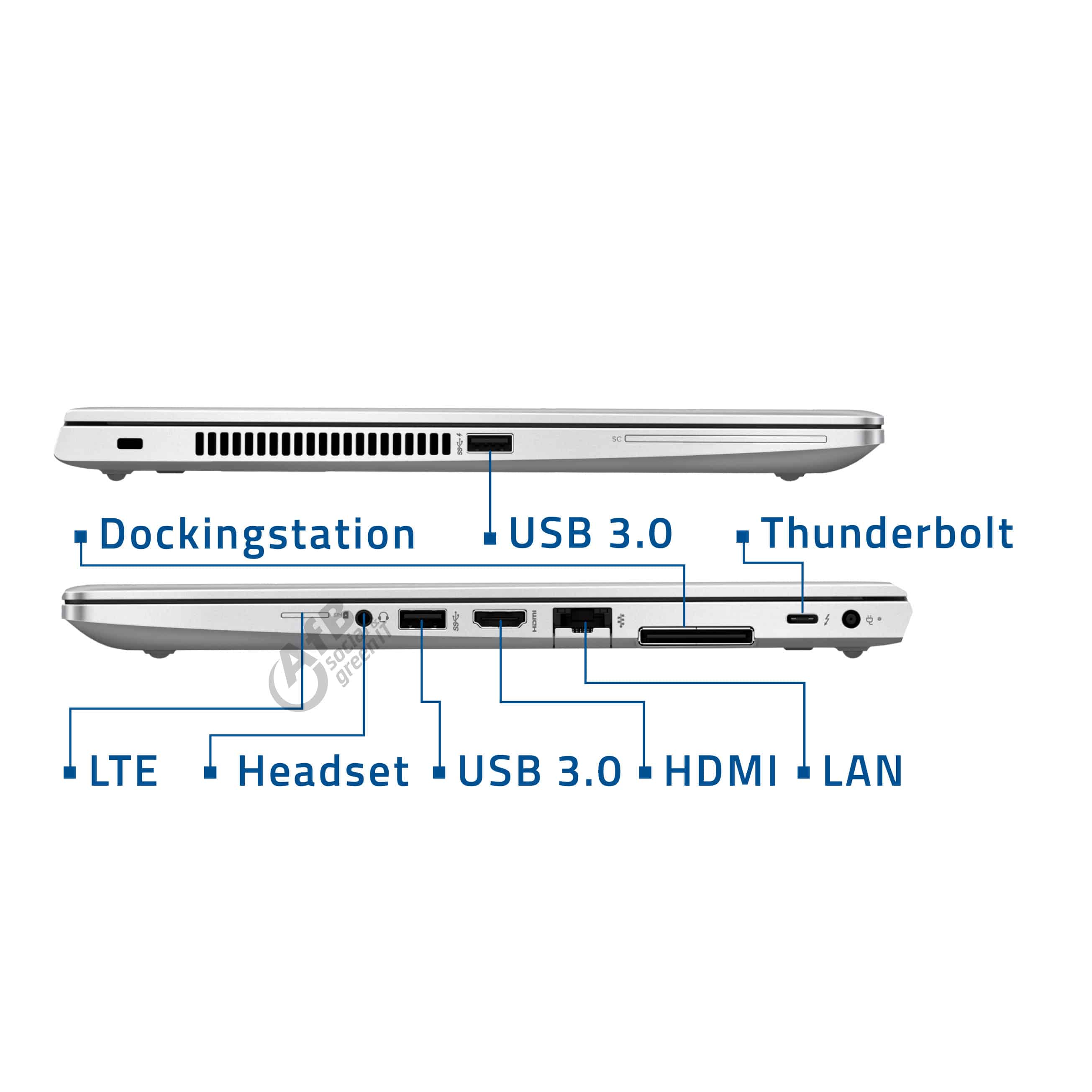 HP EliteBook 830 G5 

 - 13,3 Zoll - Intel Core i5 8350U @ 1,7 GHz - 8 GB DDR4 - 250 GB SSD - 1920 x 1080 FHD - Windows 10 Professional