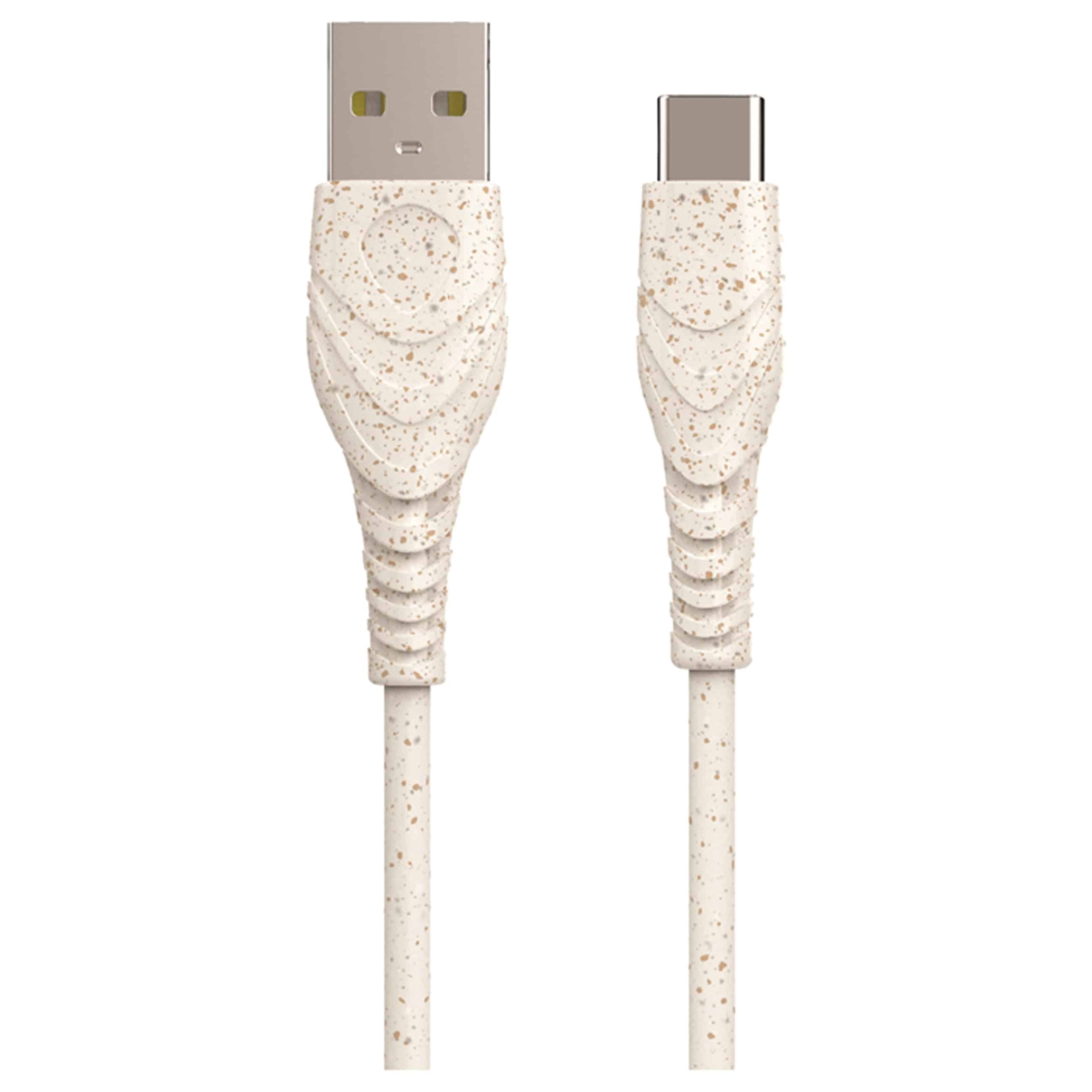 BIOnd USB-C auf USB-C/USB-A - Ladekabel - Weiß - Neu