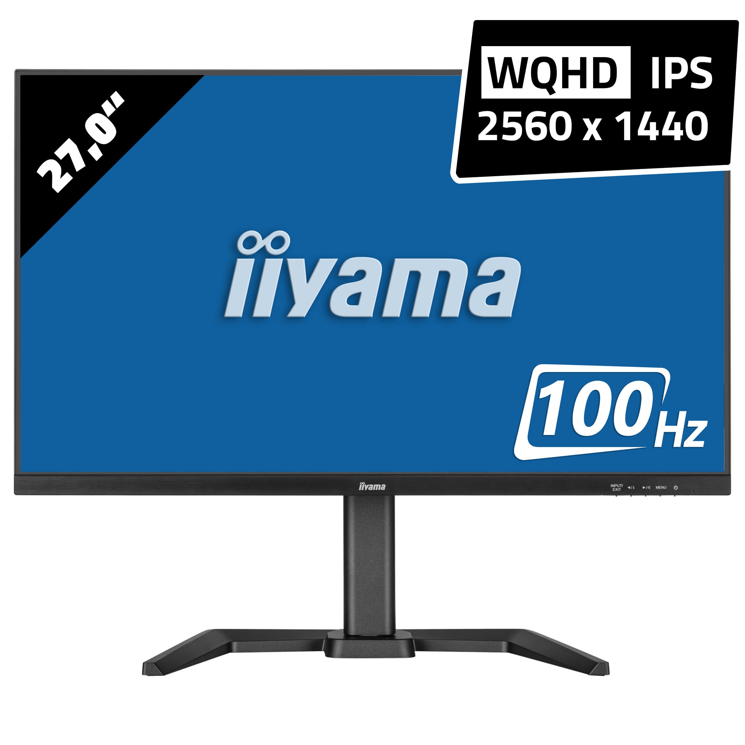 Iiyama G-Master GB2745QSU-B1 - 2560 x 1440 - WQHD  - 27,0 Zoll - 1 ms - Schwarz