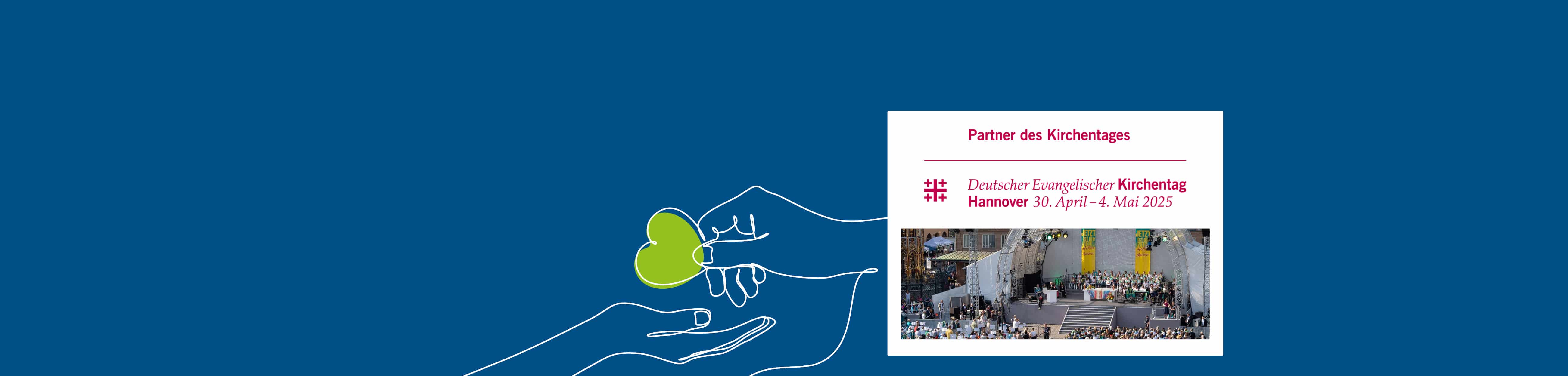 die Grafik zeigt das Kirchentag-Banner