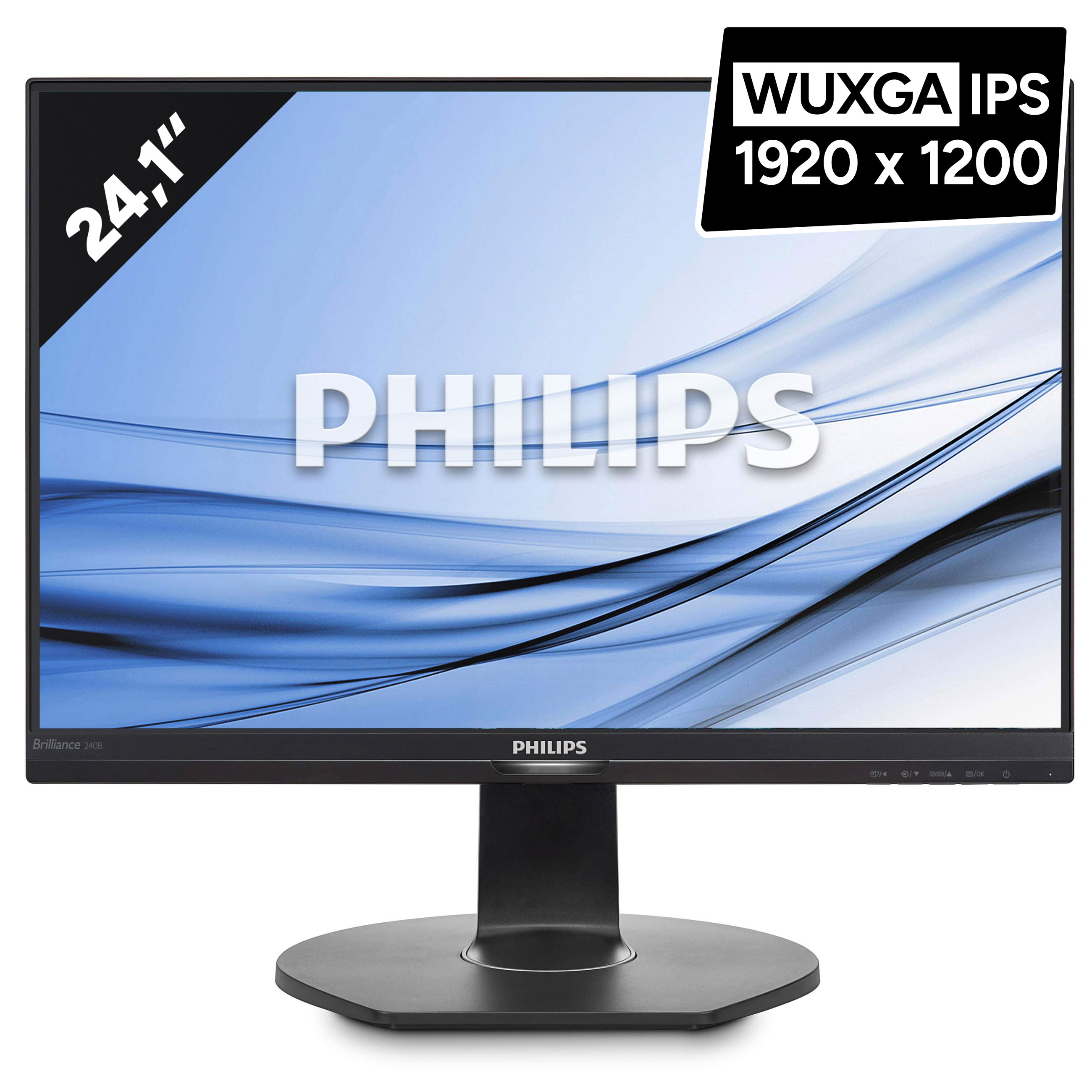 Philips Brilliance 240B7QPJEB/00 - 1920 x 1200 - WUXGASehr gut - AfB-refurbished