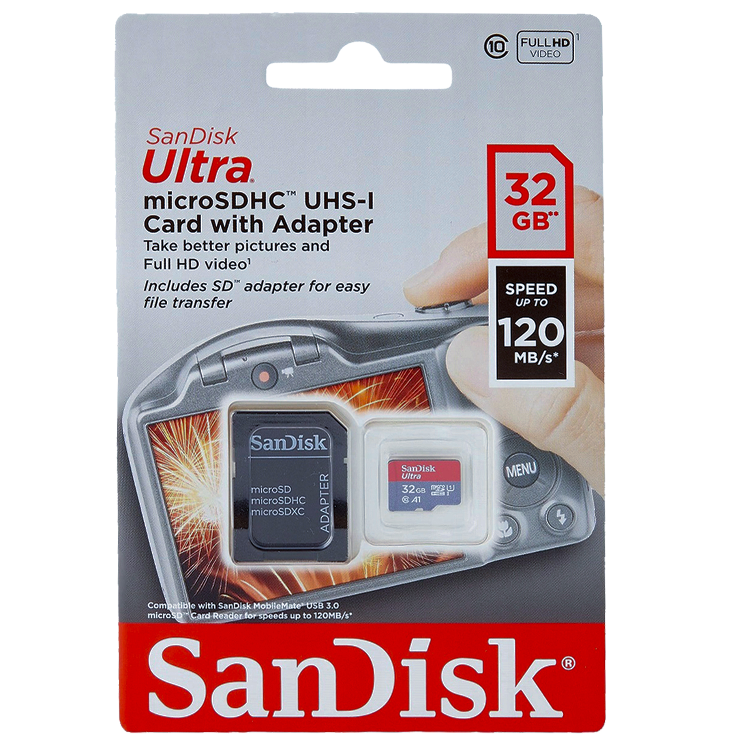 SanDisk Ultra A1 (2020) - microSD Karte - Neu