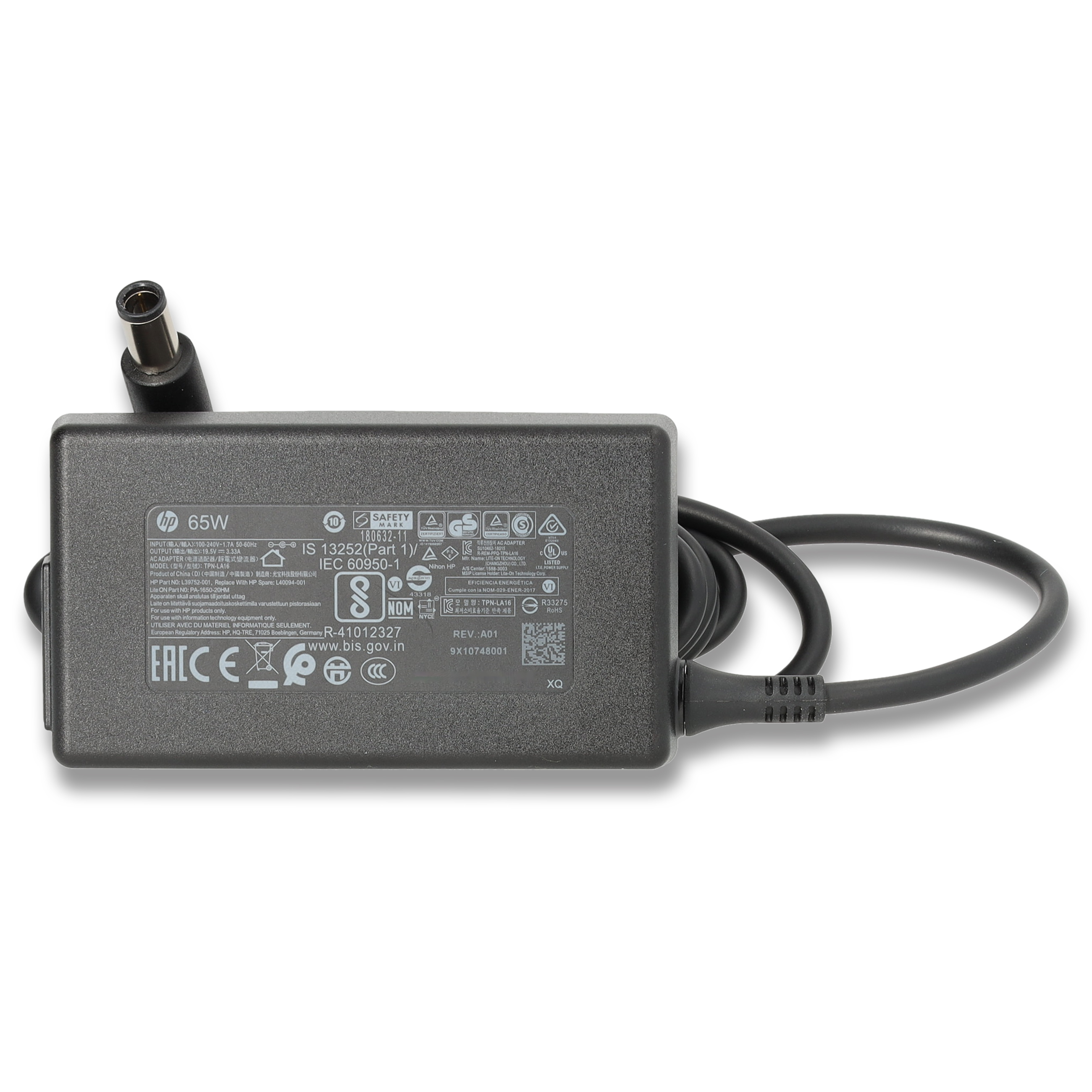 HP 756413-001 Netzteil (7,4mm x 5,0mm) 65 Watt - Notebook NetzteilSehr gut - AfB-refurbished