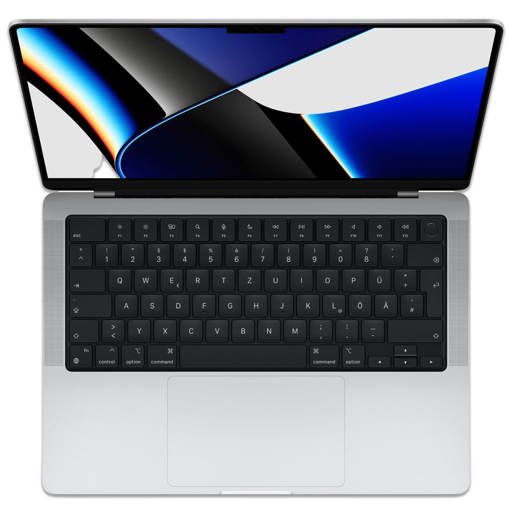 Apple MacBook Pro 14 (2021) 

 - 14,2 Zoll - Apple M1 Pro @ 3,2 GHz - 16 GB DDR5 - 512 GB SSD - 3024 x 1964 - macOS - Space Gray