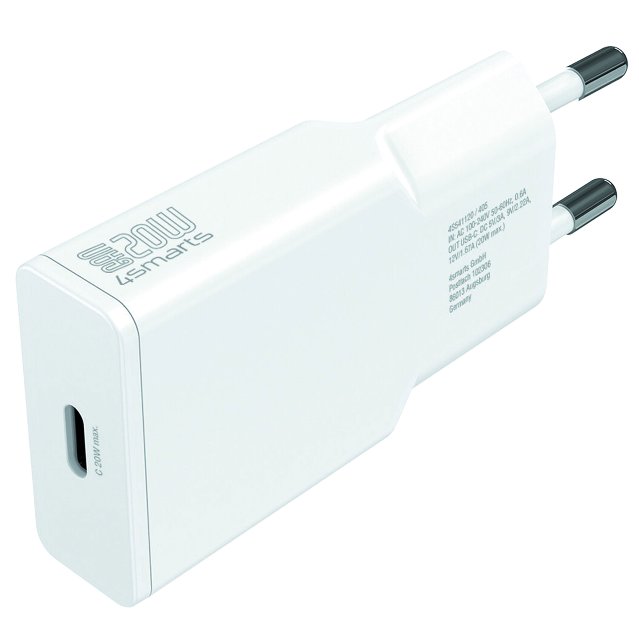 4smarts USB-C PS-Plug Slim - Ladegerät