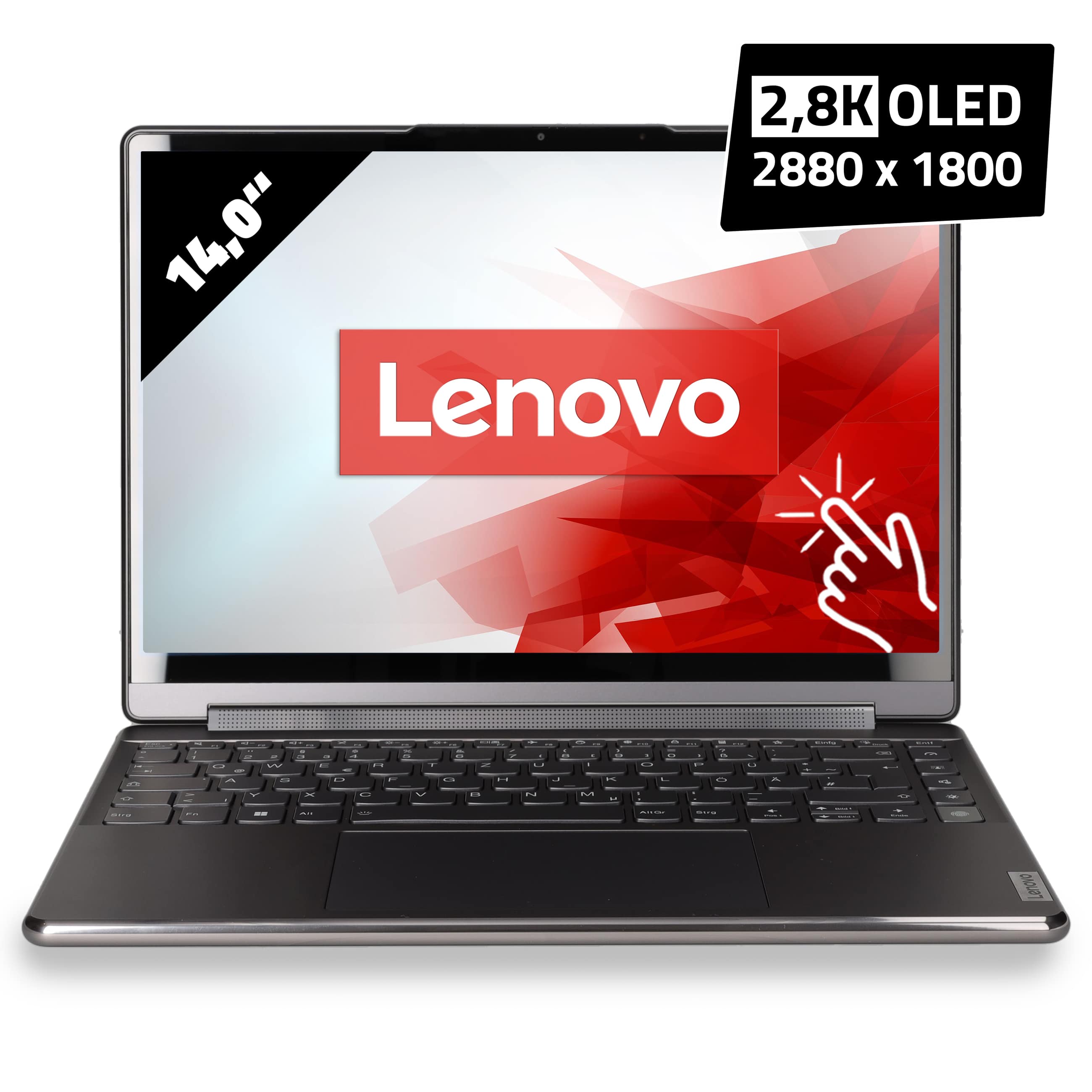 Lenovo Yoga Gen 9 14IAP7 

 - 14,0 Zoll - Intel Core i7 1280P @ 1,3 GHz - 16 GB DDR5 - 1 TB SSD - 2880 x 1800 - Touchscreen - Windows 11 Home - Storm Grey