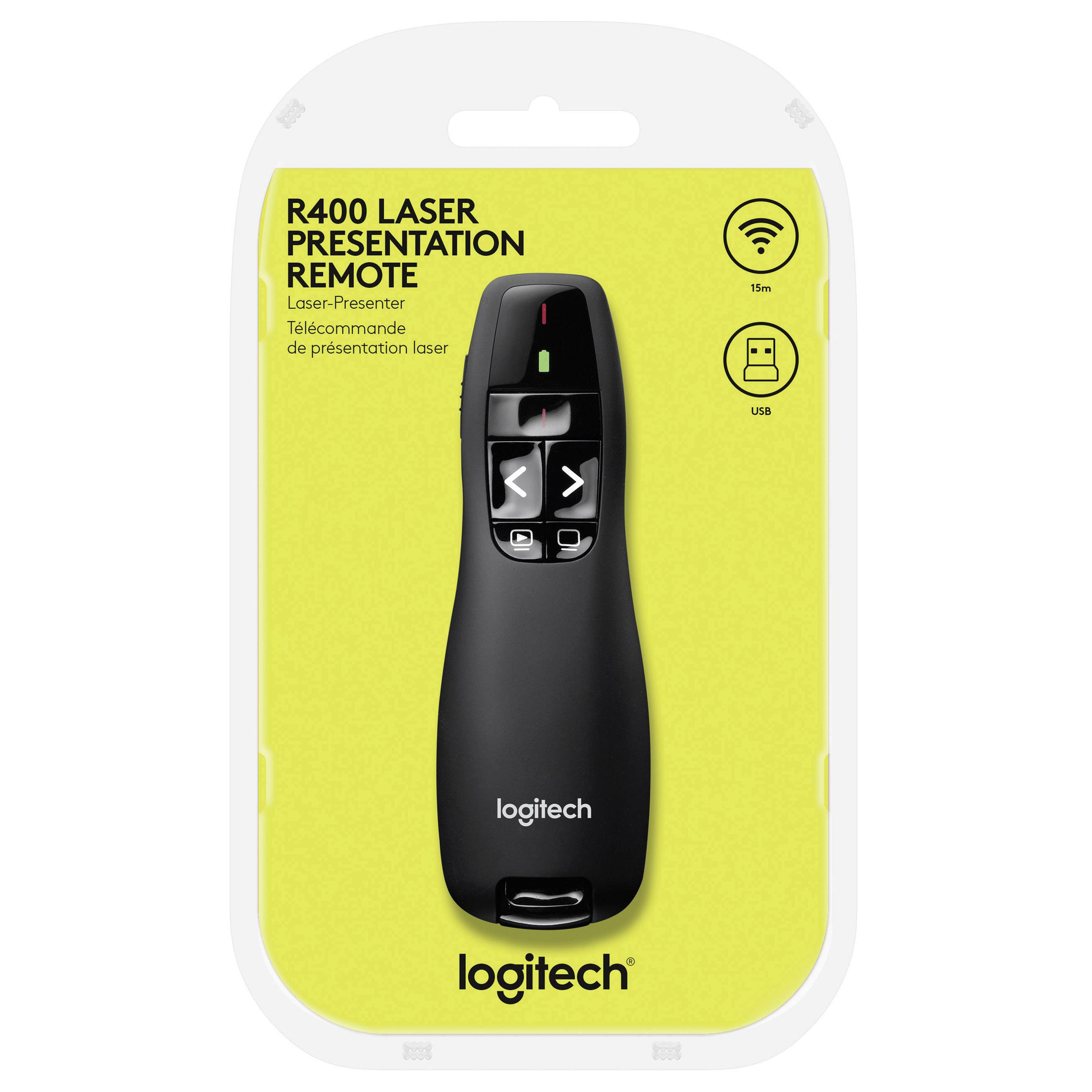 Logitech Wireless Presenter R400 - Fernbedienung