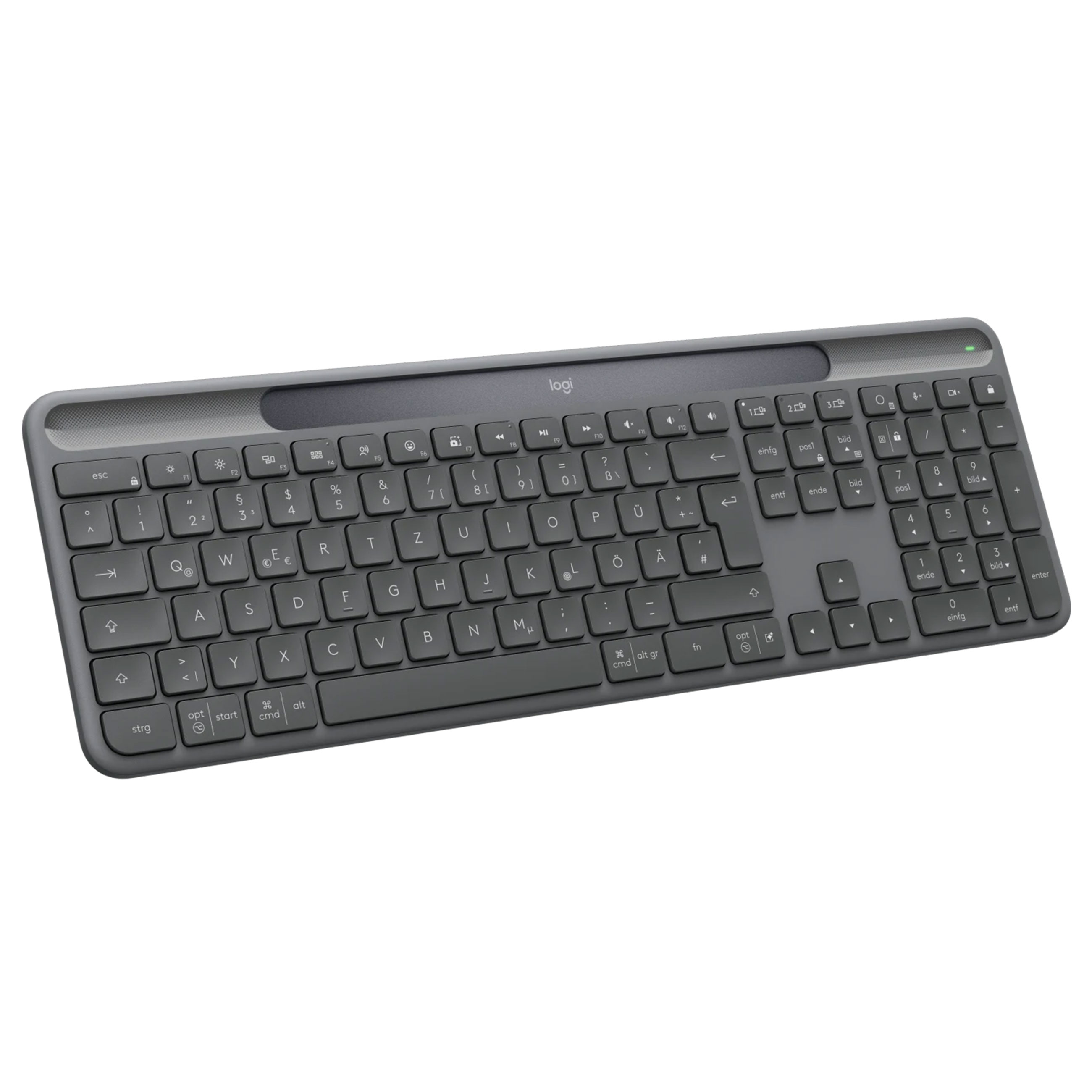 Logitech Signature Slim Solar+ K980 for Business - Lichtbetriebene kabellose Tastatur