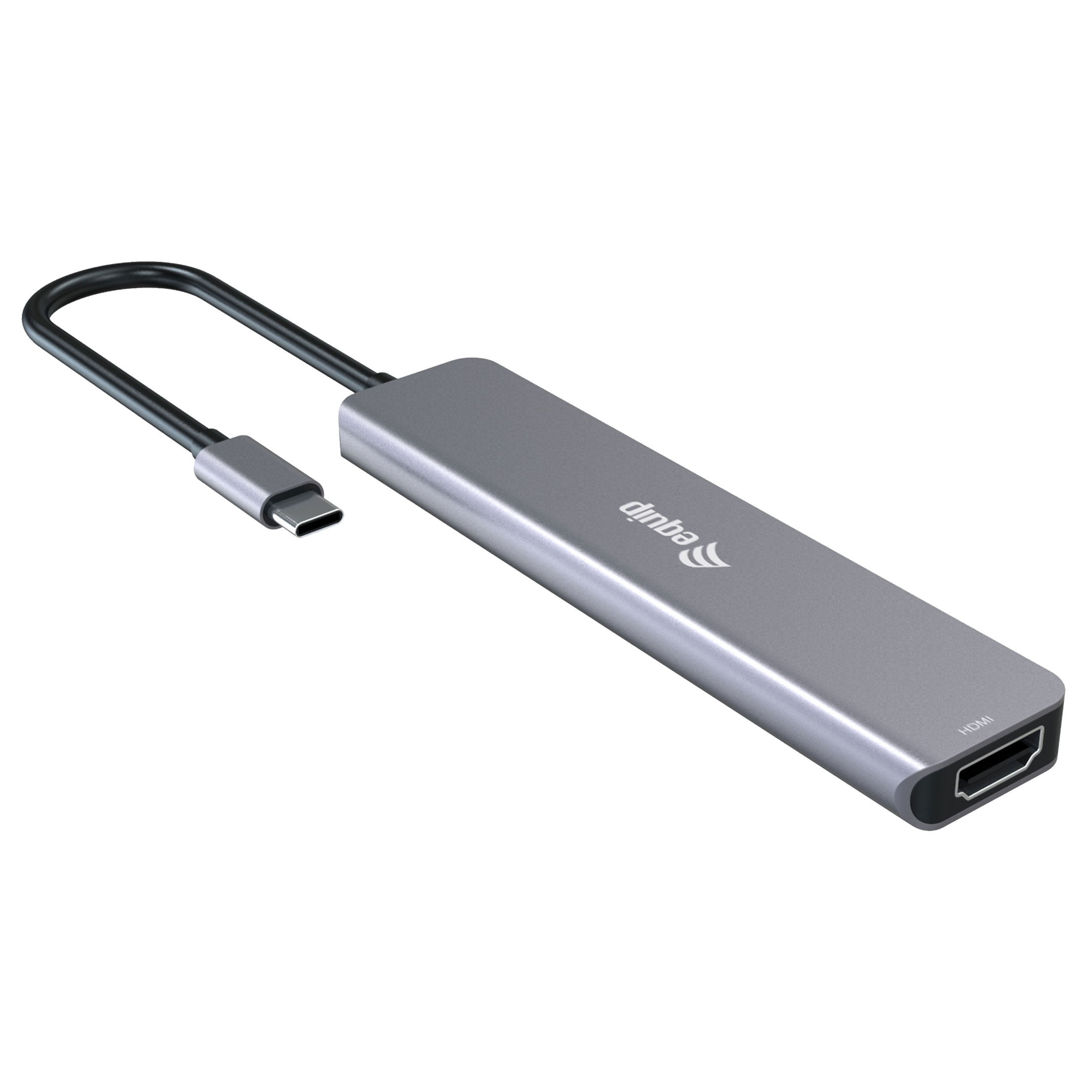 Equip 133500 USB-C 6-in-1 Multifunktionsadapter - USB-C Hub