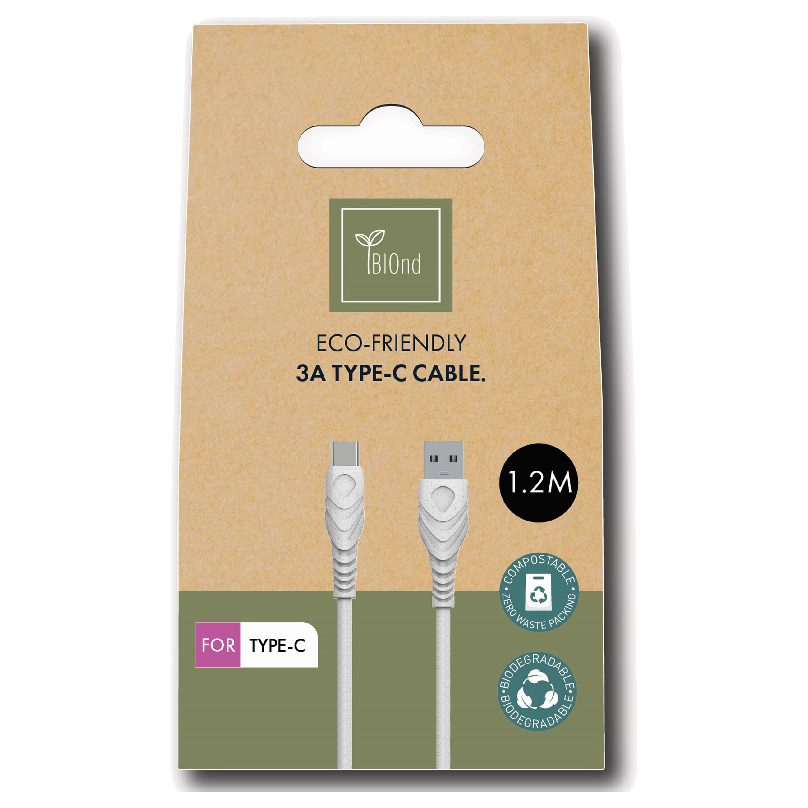 BIOnd USB-A auf USB-C - Ladekabel
