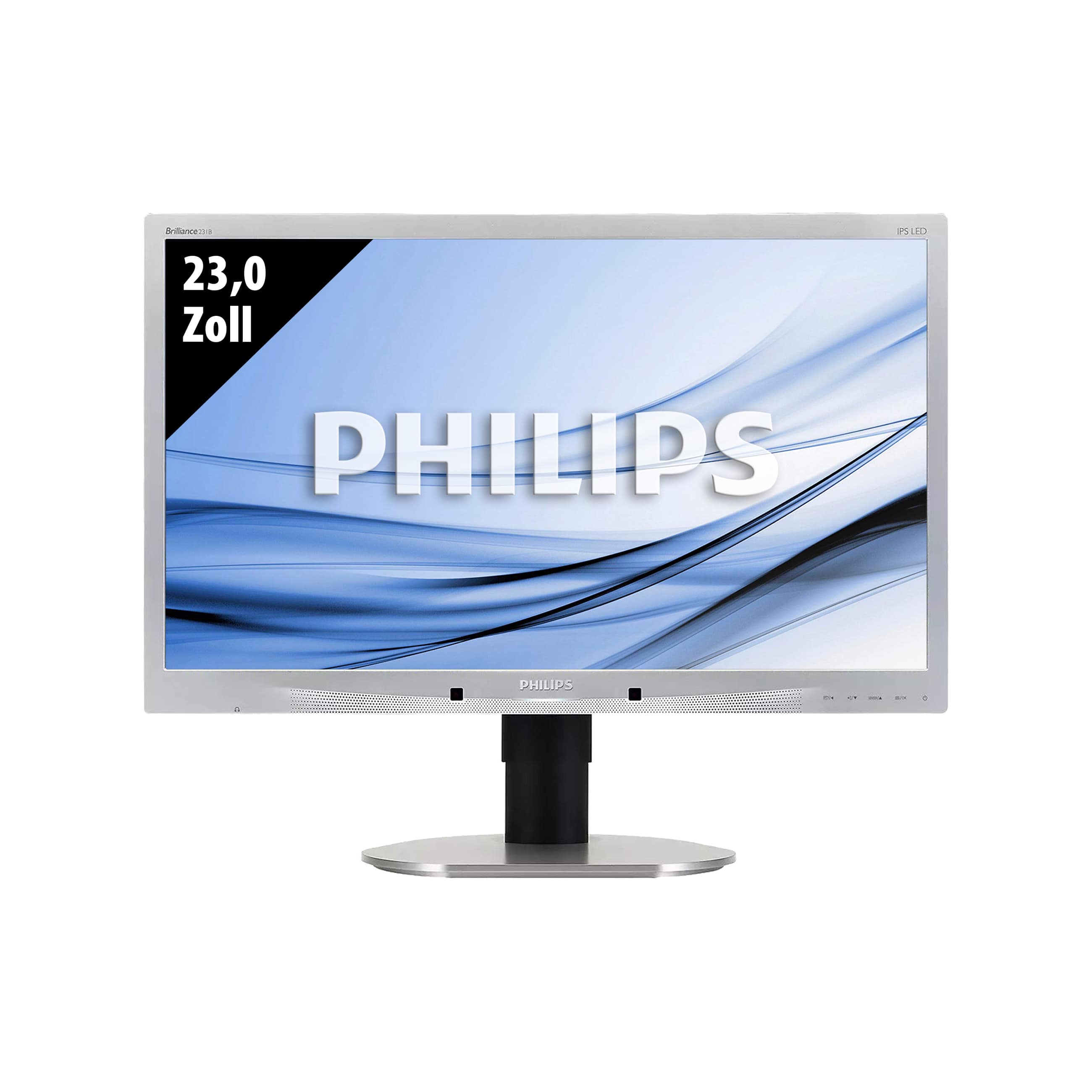 Philips Brilliance 231B4QPYCS - 1920 x 1080 - FHD - 23,0 Zoll - 14 ms - Silber