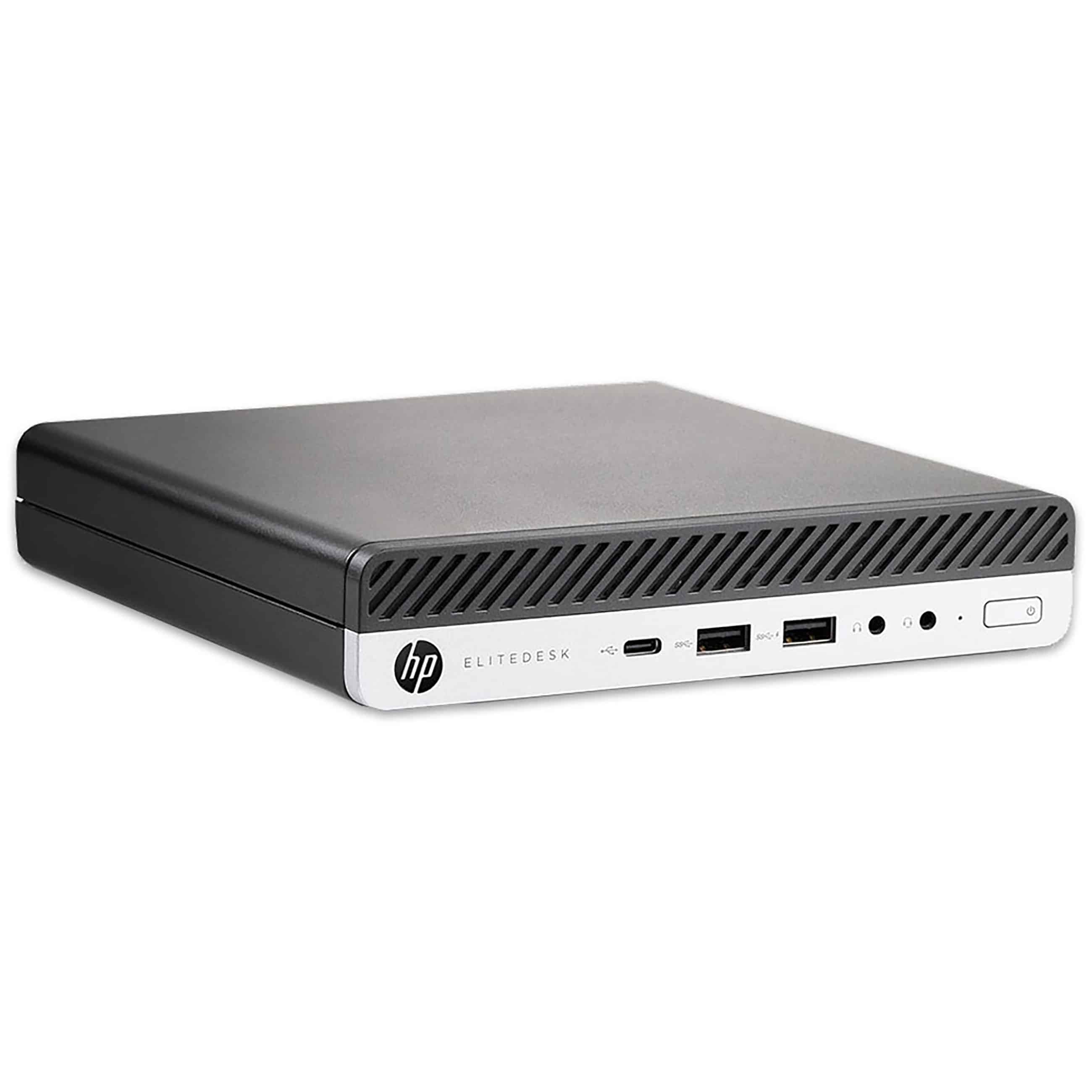 HP EliteDesk 800 G4 - Mini-PC - Intel Core i5 8500T @ 2,1 GHz - 16 GB DDR4 - 500 GB SSD - ohne Laufwerk - Windows 10 Professional