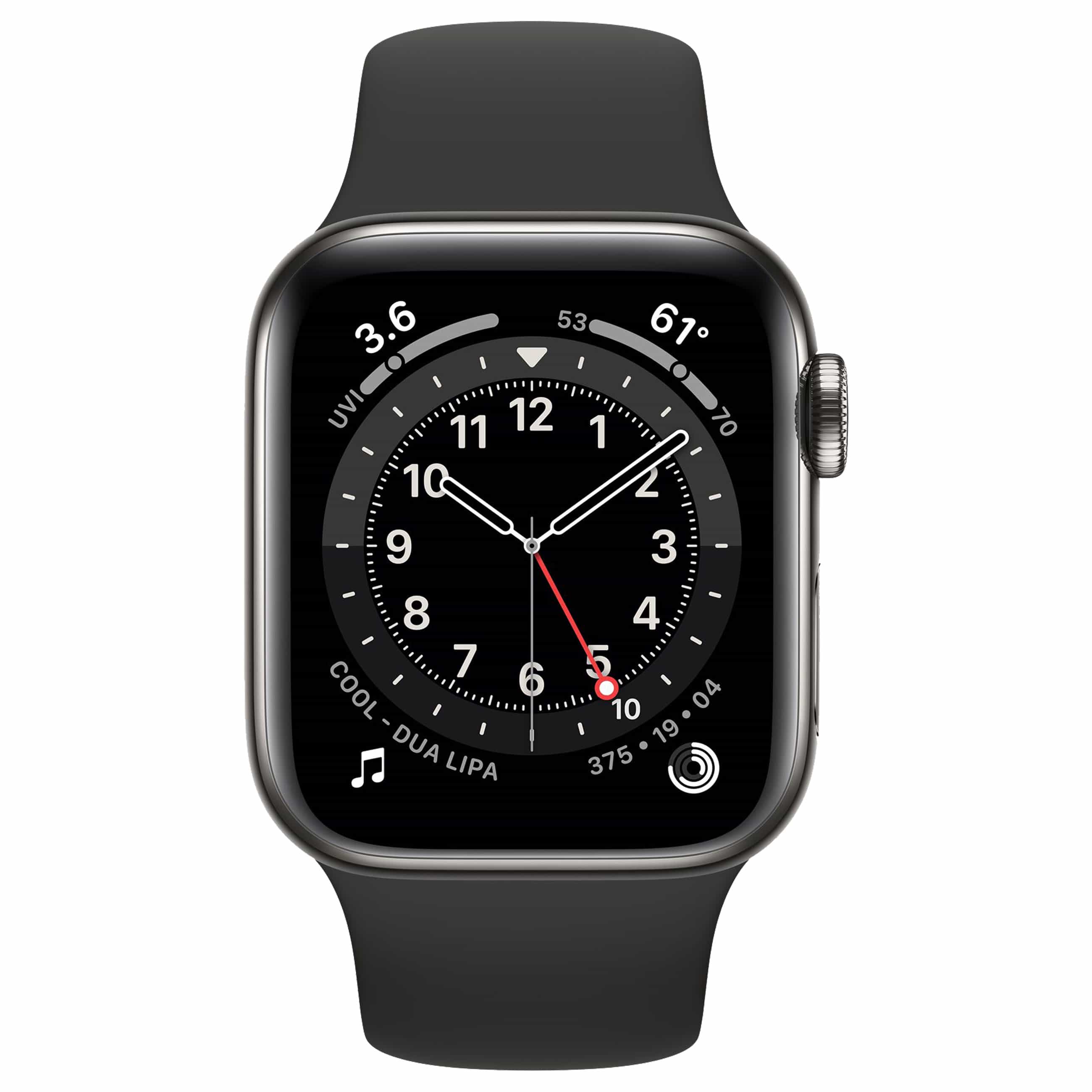 Apple Watch Series 6 LTE (GPS) - Smartwatch - Graphit - Gebraucht