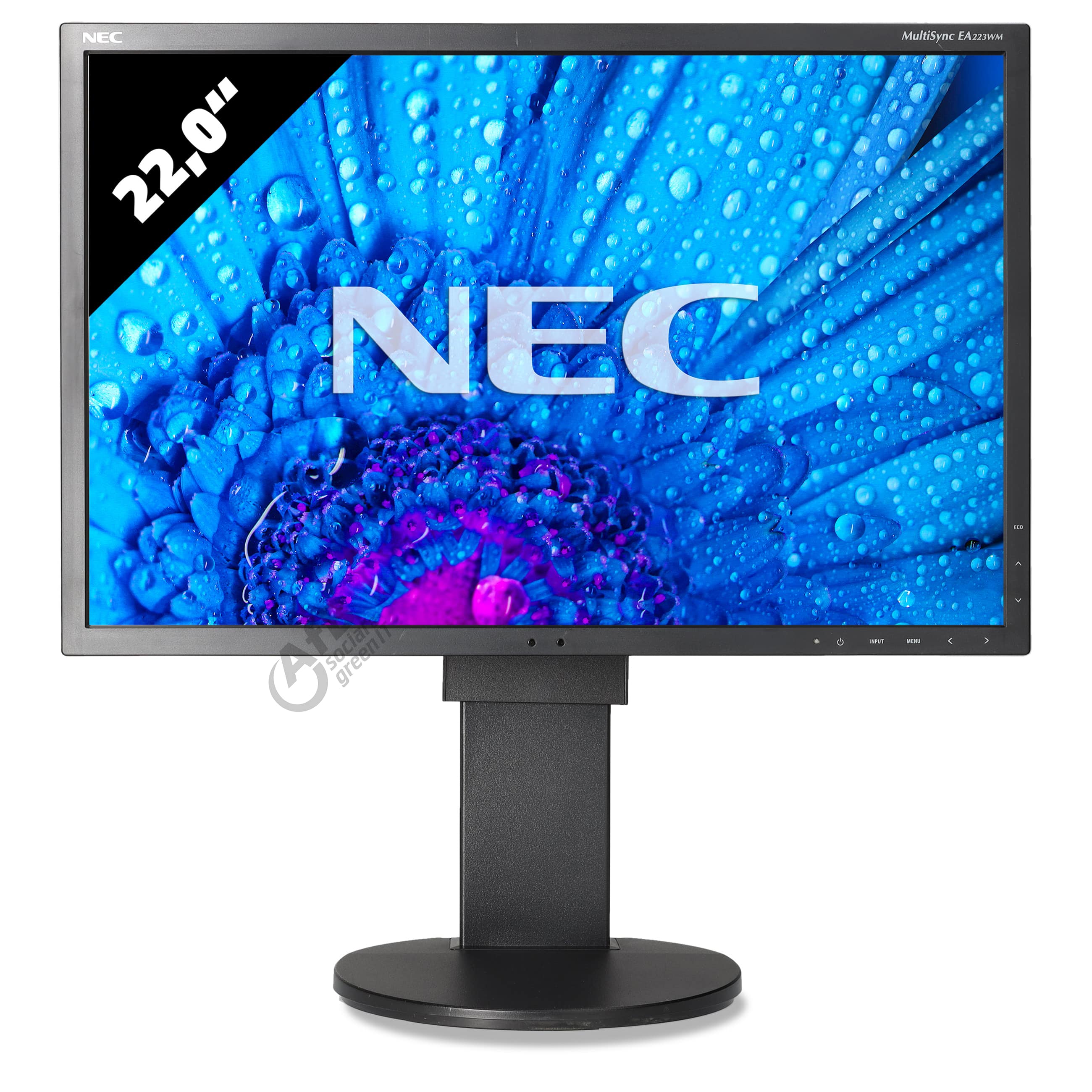 NEC MultiSync EA223WM-BK - 1680 x 1050 - WSXGA+Gut - AfB-refurbished