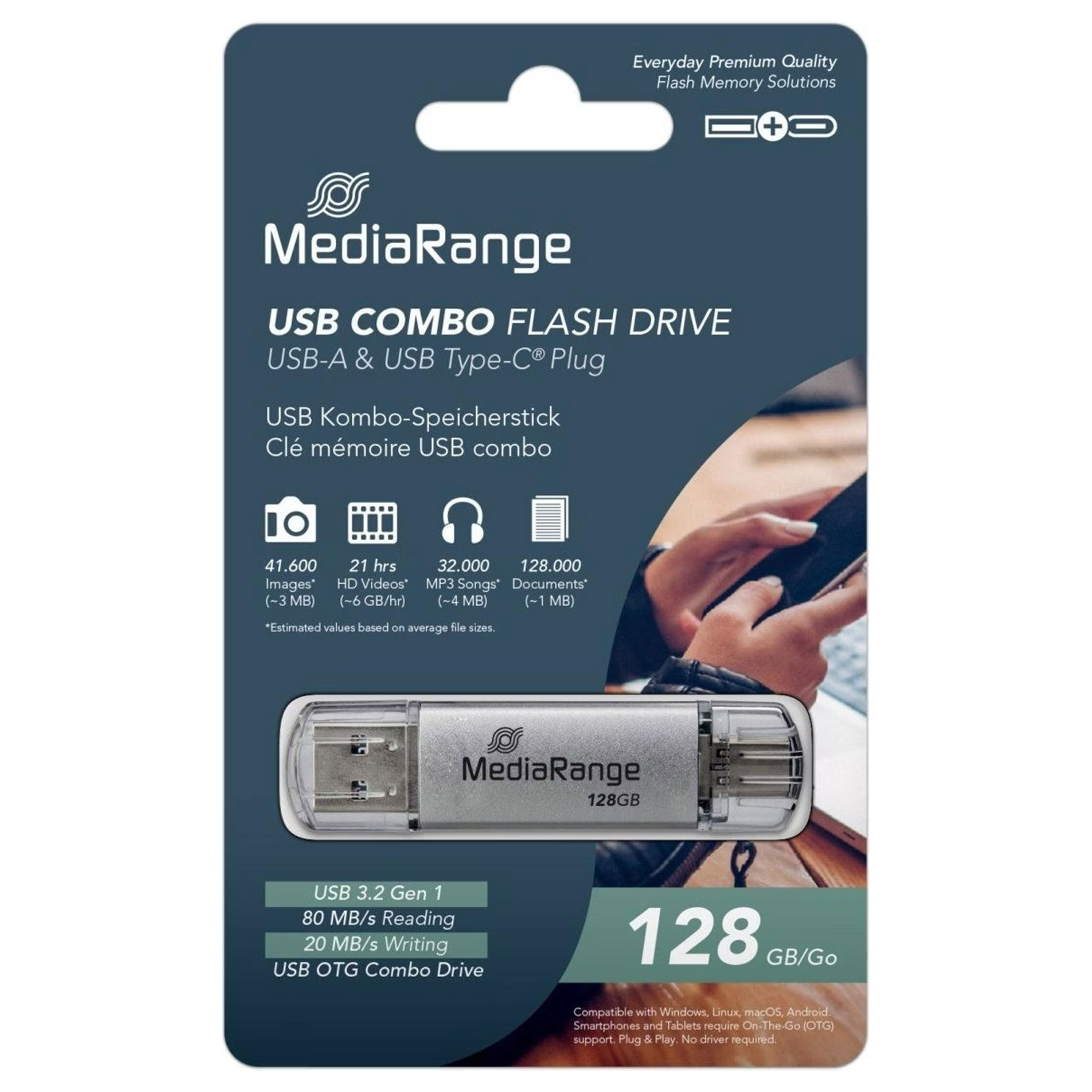MediaRange USB 3.0 Kombo - USB Stick
