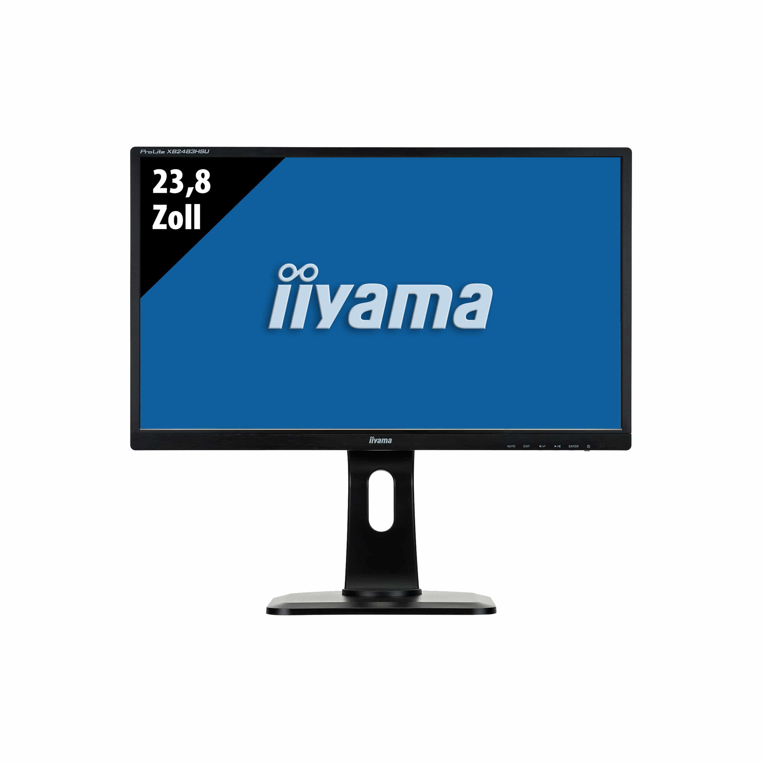 Iiyama ProLite XB2483HSU-B2 - 1920 x 1080 - FHD - 23,8 Zoll - 4 ms - Schwarz