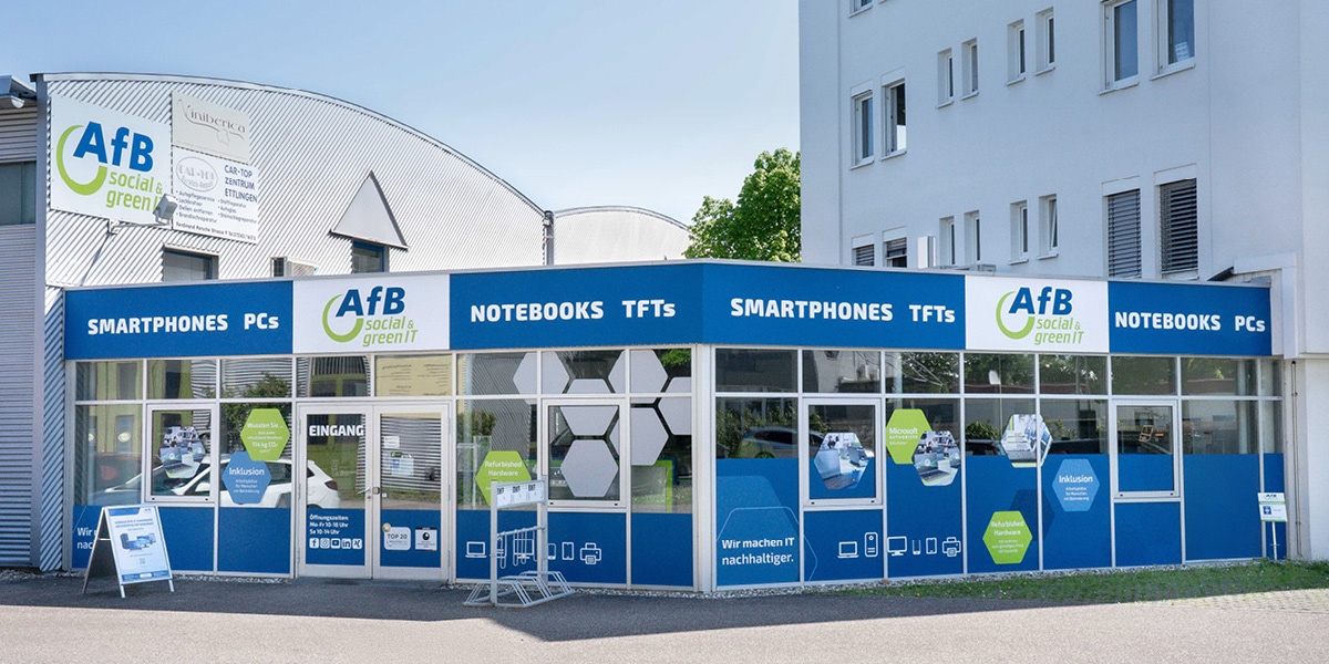 außenaufnahme vom shop in ettlingen außenaufnahme vom shop in ettlingen