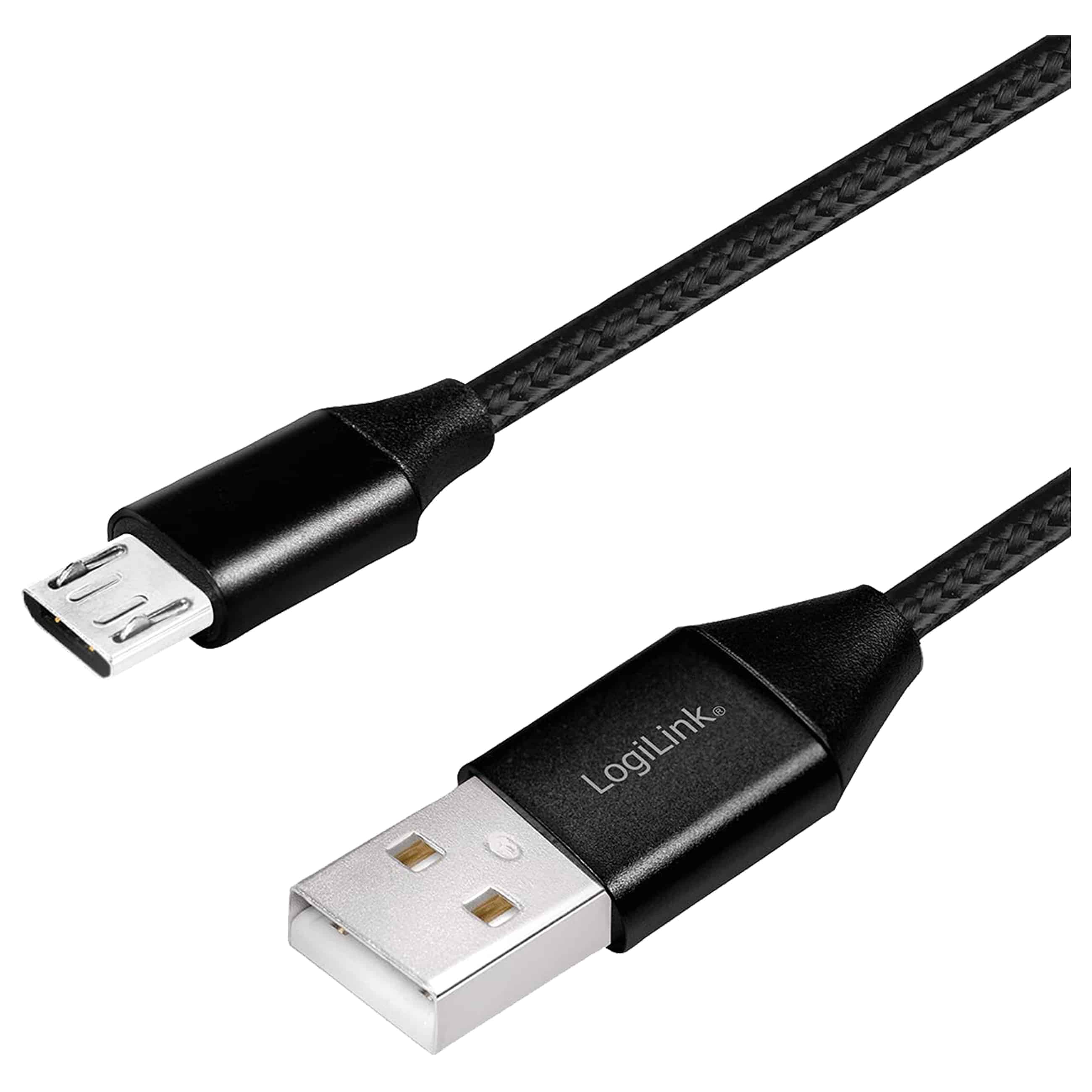 LogiLink Kabel Micro USB  auf USB-A