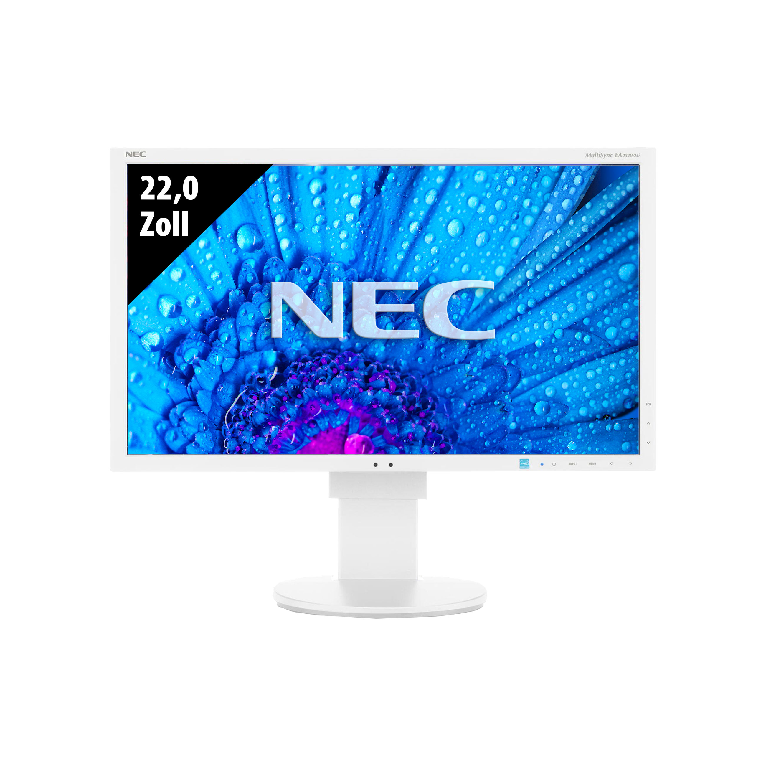 NEC MultiSync EA223WM-WH - 1680 x 1050 - WSXGA+ - 22,0 Zoll - 5 ms - Weiß