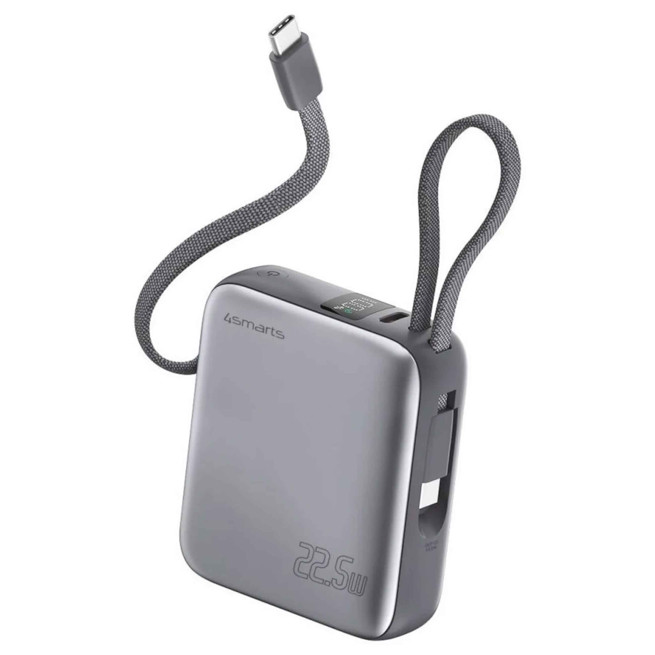 4smarts Pocket Dual Cord 10000 mAh - Powerbank