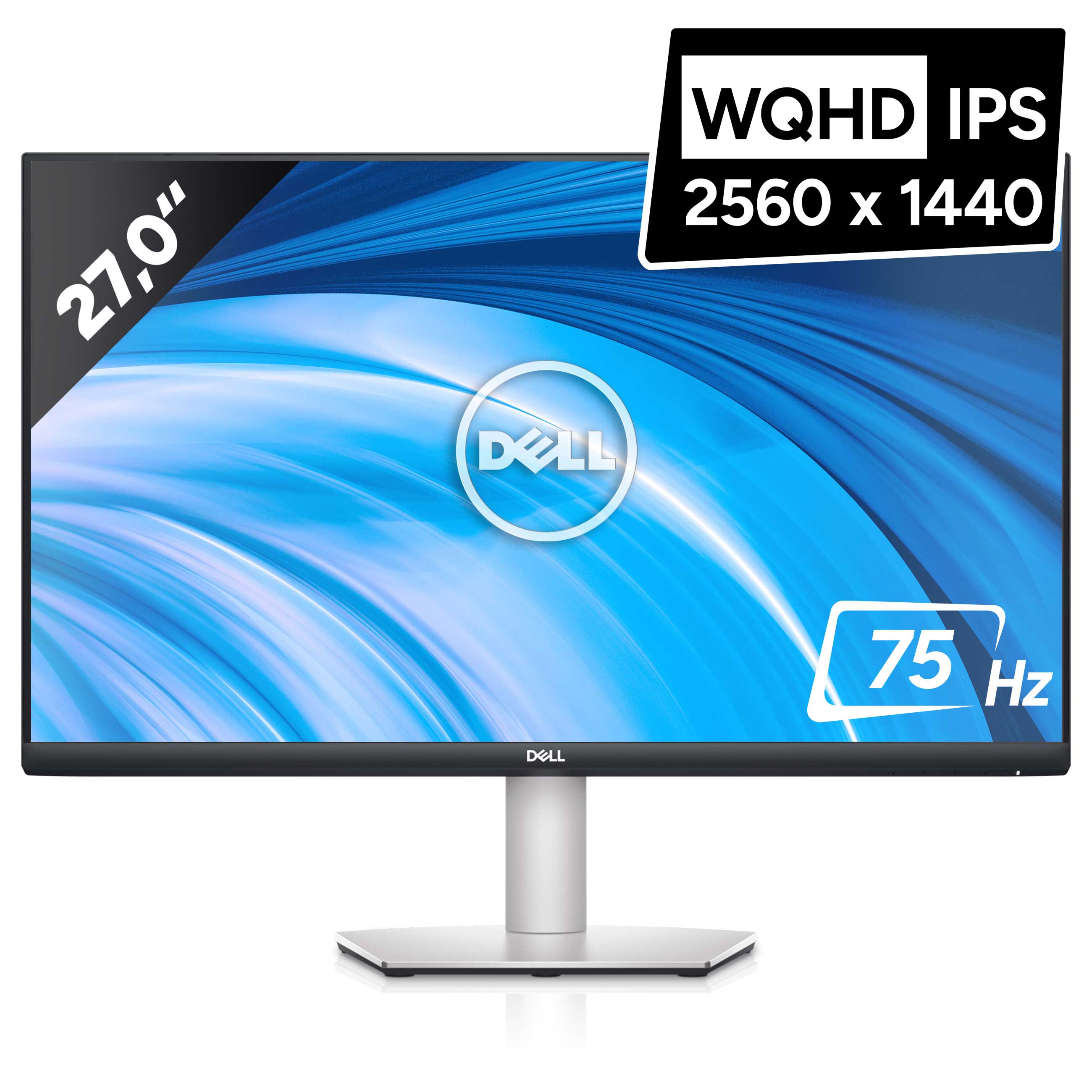 Dell S2722DC - 2560 x 1440 - WQHDGut - AfB-refurbished