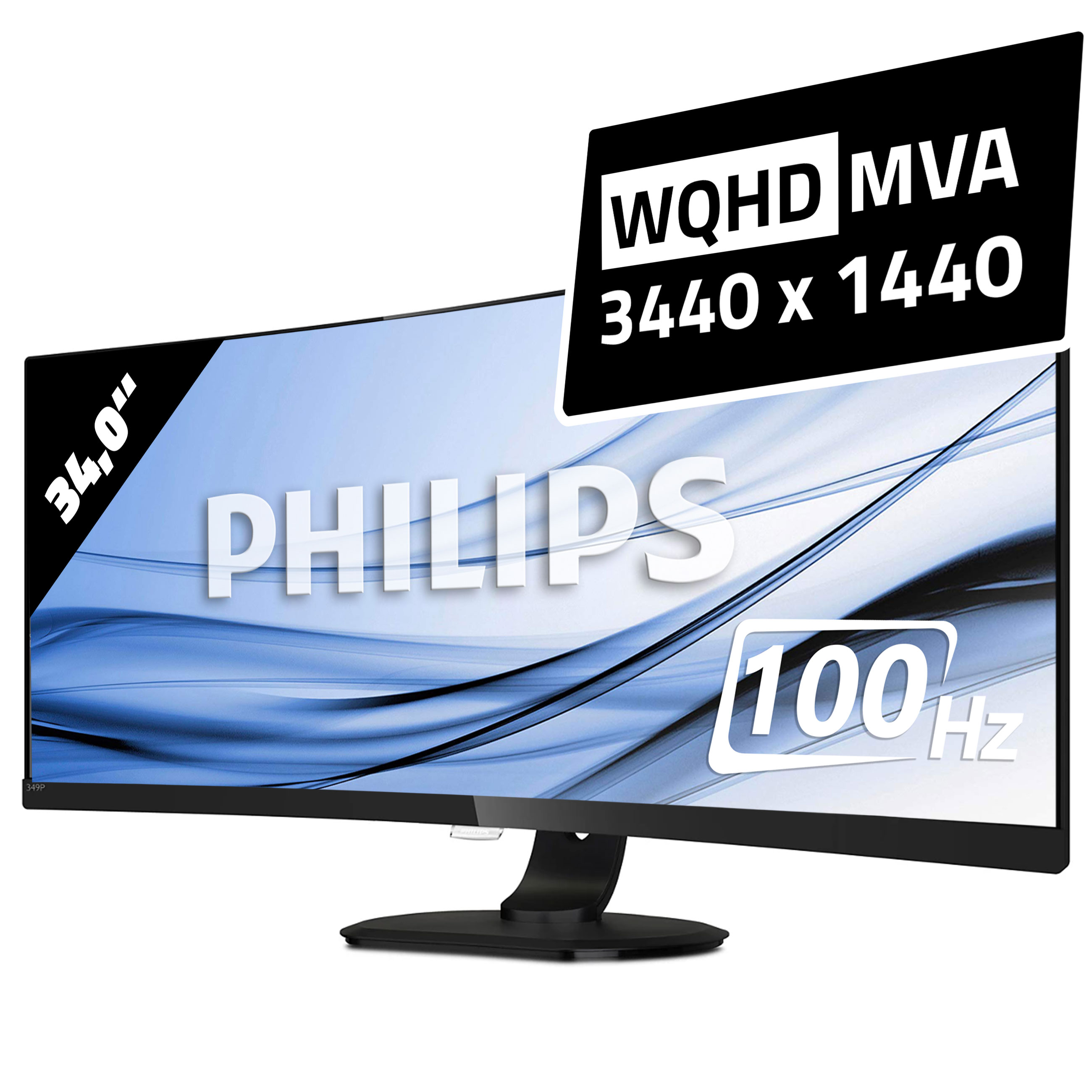 Philips Brilliance 349P7FUBEB Curved UltraWide - 3440 x 1440 - WQHD