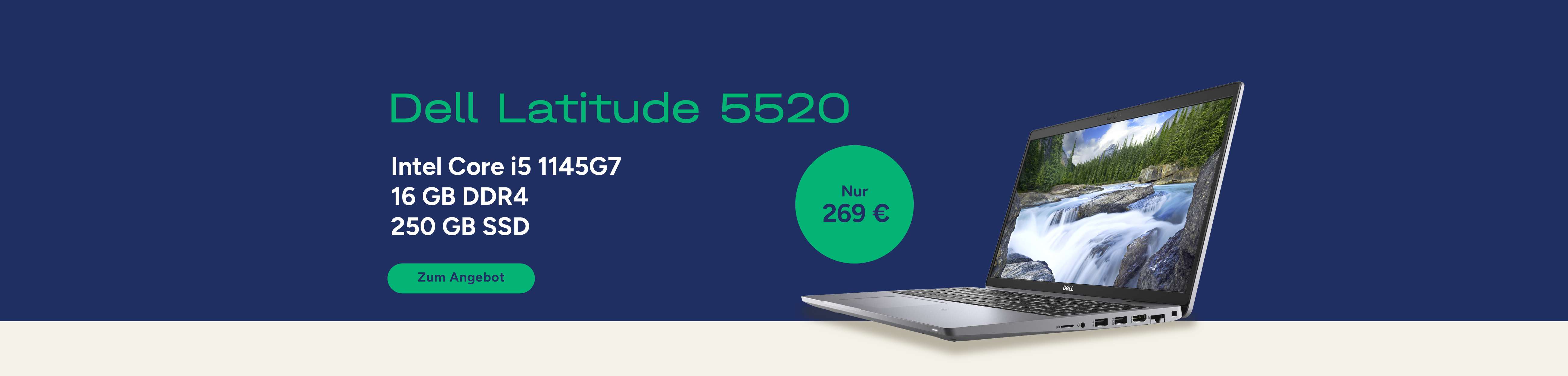 Die Grafik zeigt ein Dell Latitude 5520