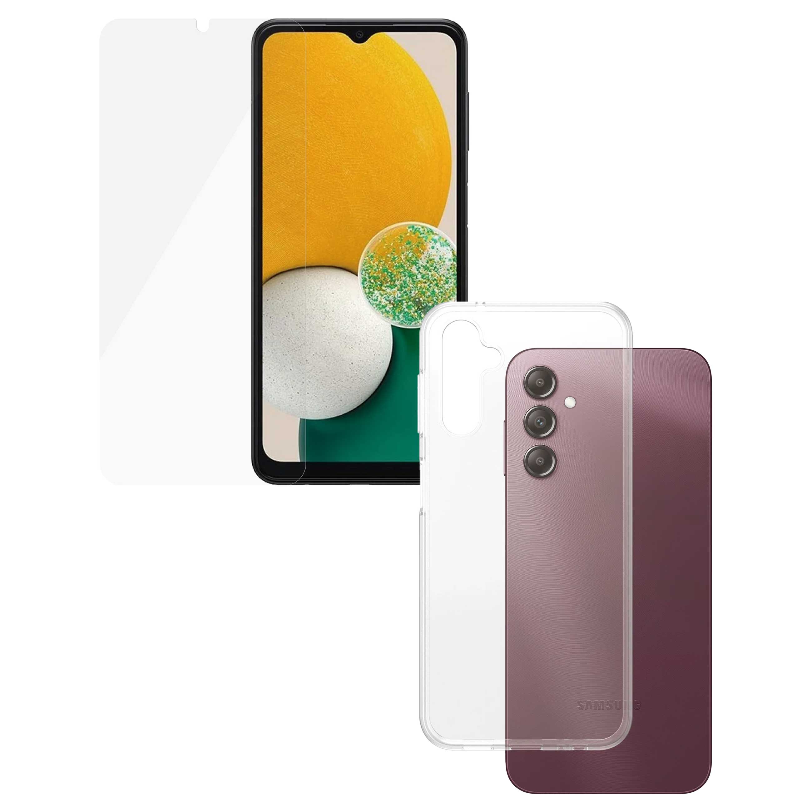 Panzerglass Clear Case – Smartphone Hülle und Bildschirmschutz Set