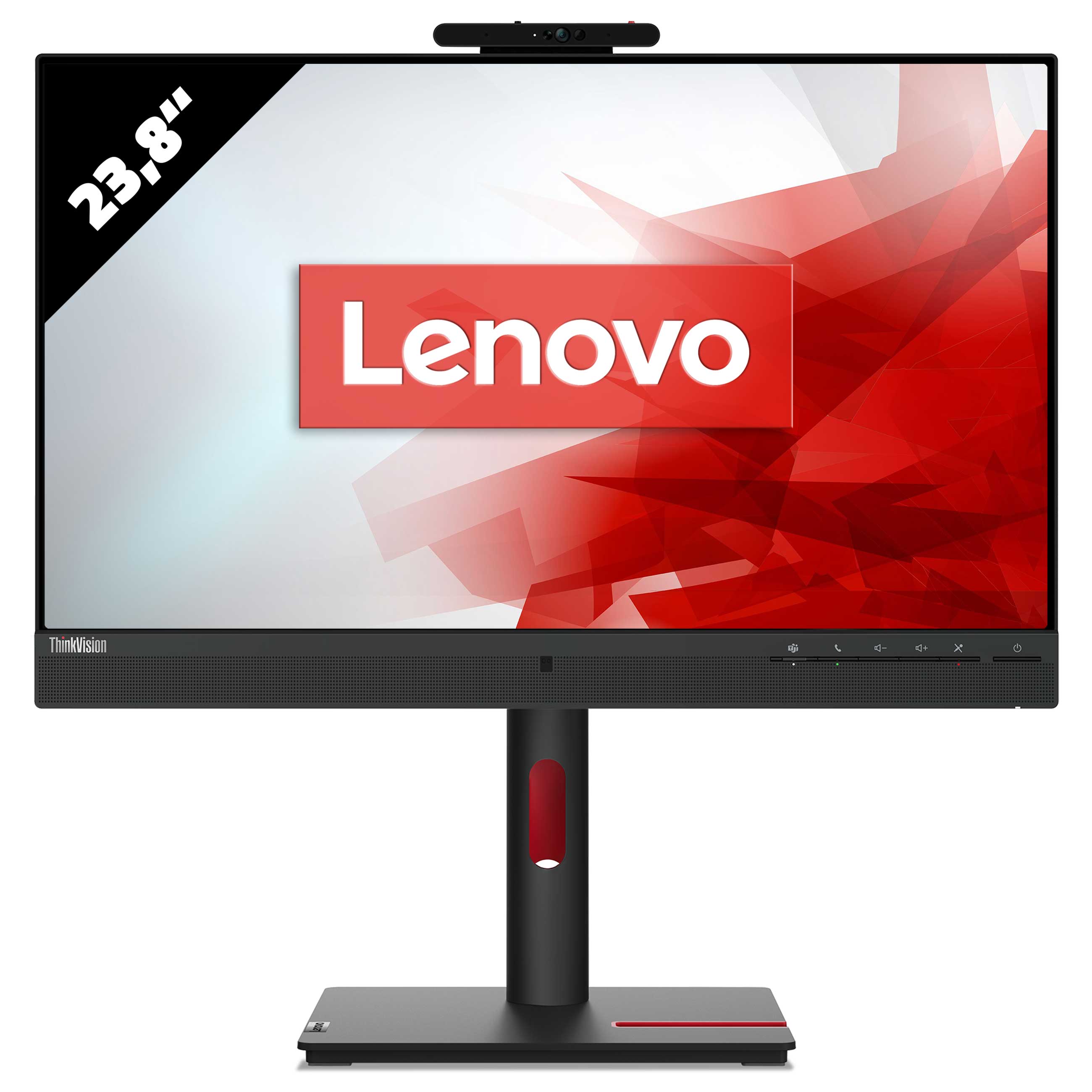 Lenovo ThinkVision T24mv-30 - 1920 x 1080 - FHD - WebcamWie neu - AfB-refurbished
