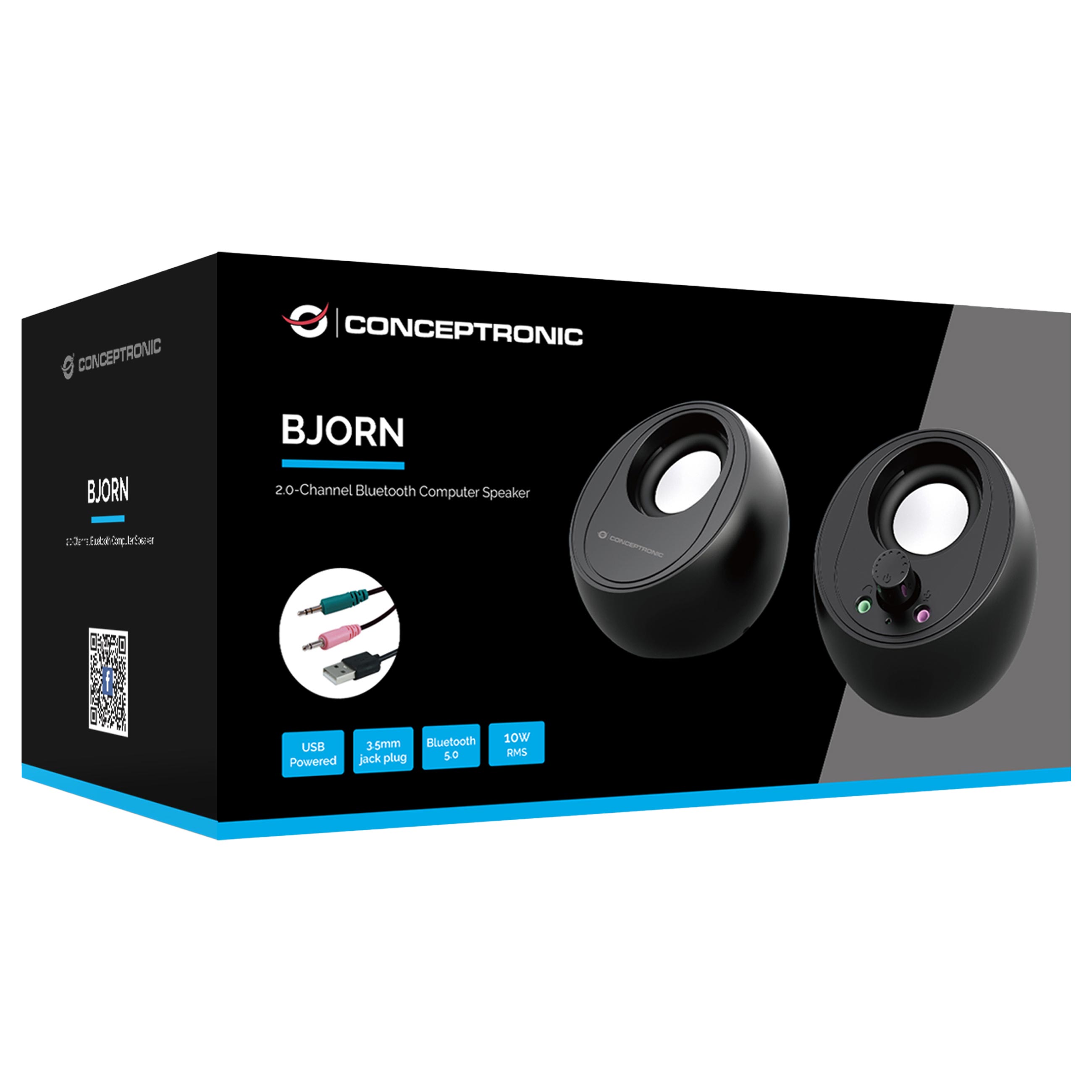Conceptronic BJORN01B - PC Lautsprecher mit Bluetooth