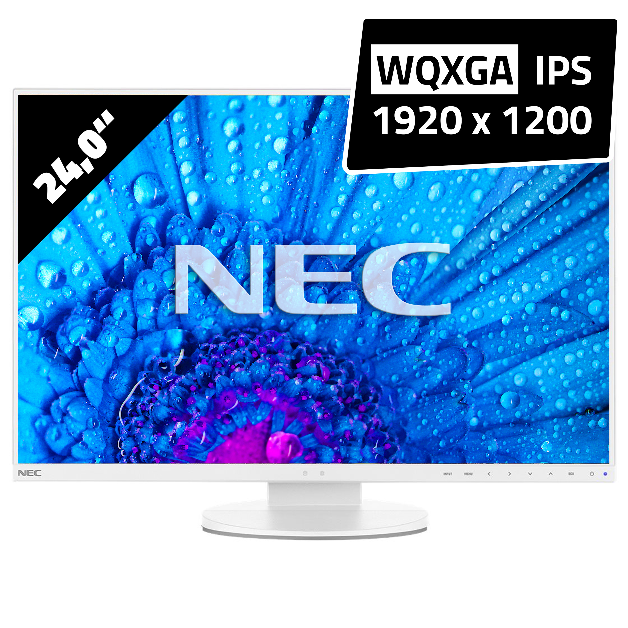 NEC MultiSync EA245WMi-2-WH - 1920 x 1200 - WUXGA