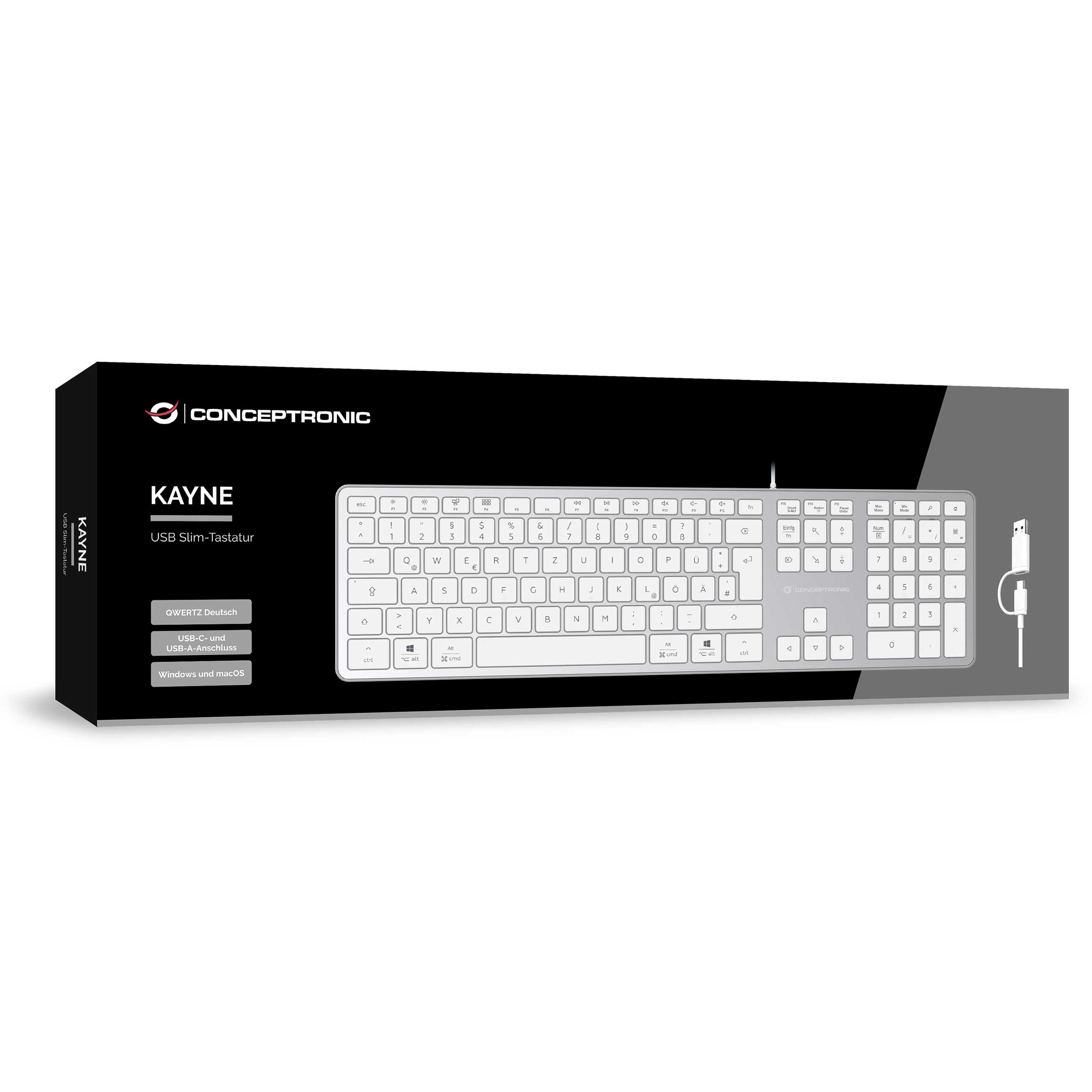 Conceptronic KAYNE02WDE – Tastatur